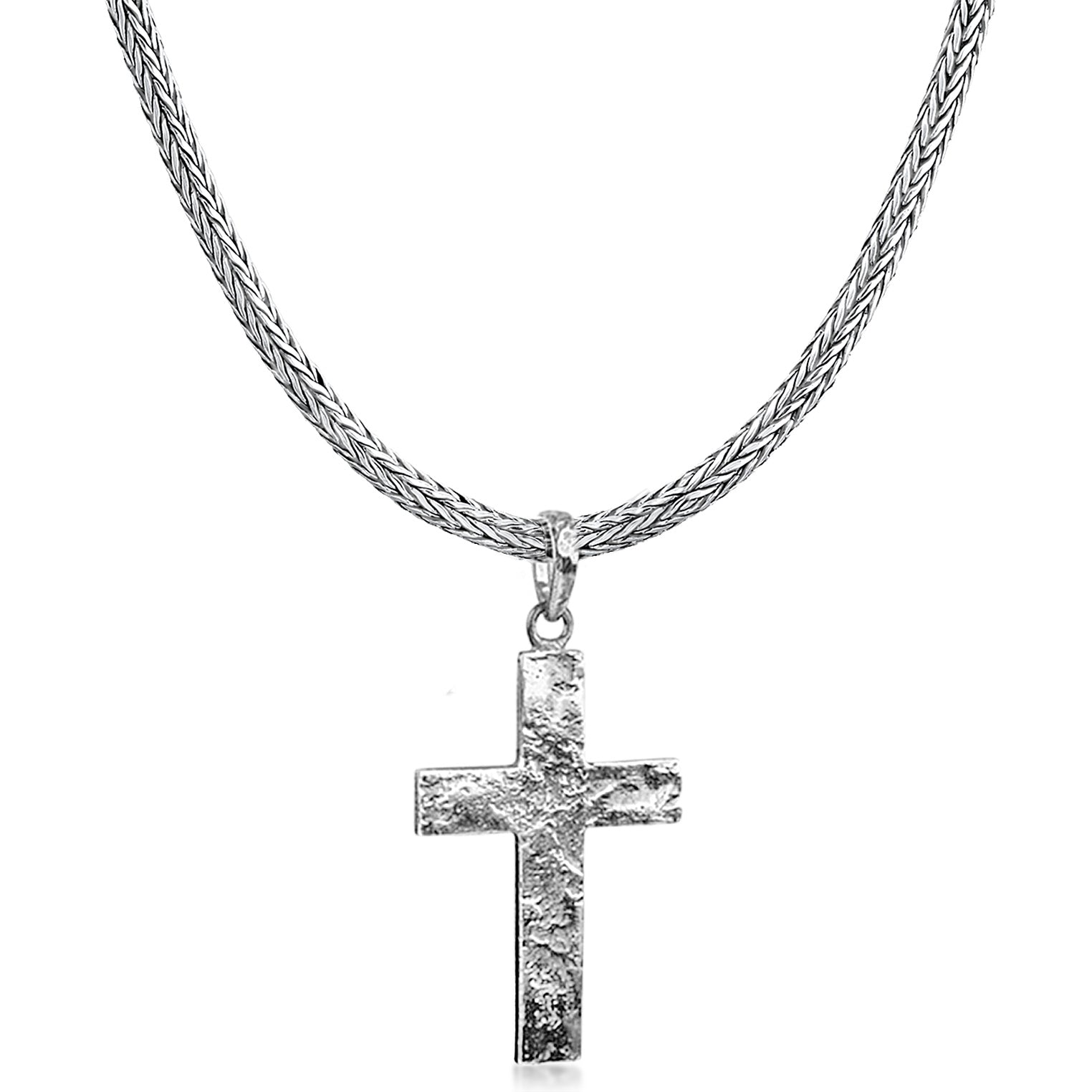 Snake Cross Necklace