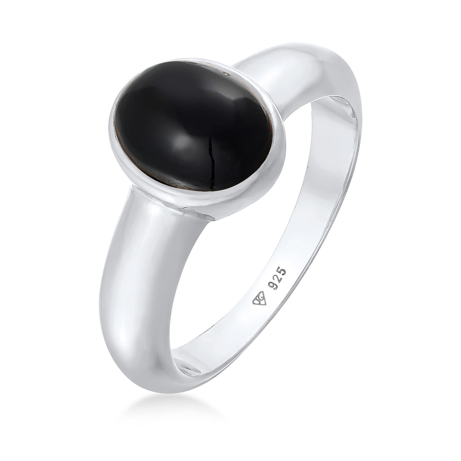 Oval Signet (Black) – | Onyx Kuzzoi Ring