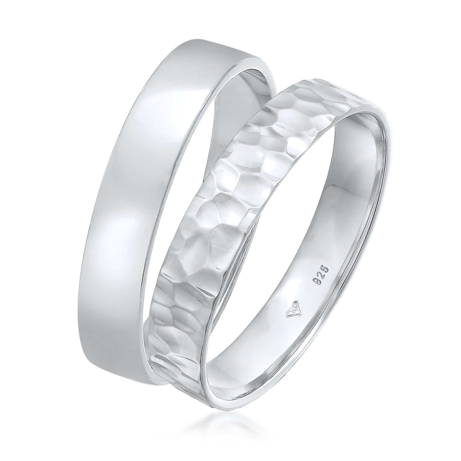 Silberring 925 Herren IXXXi Füllring PYRAMIDENRING Silber - 2 Mm Sterling Ring