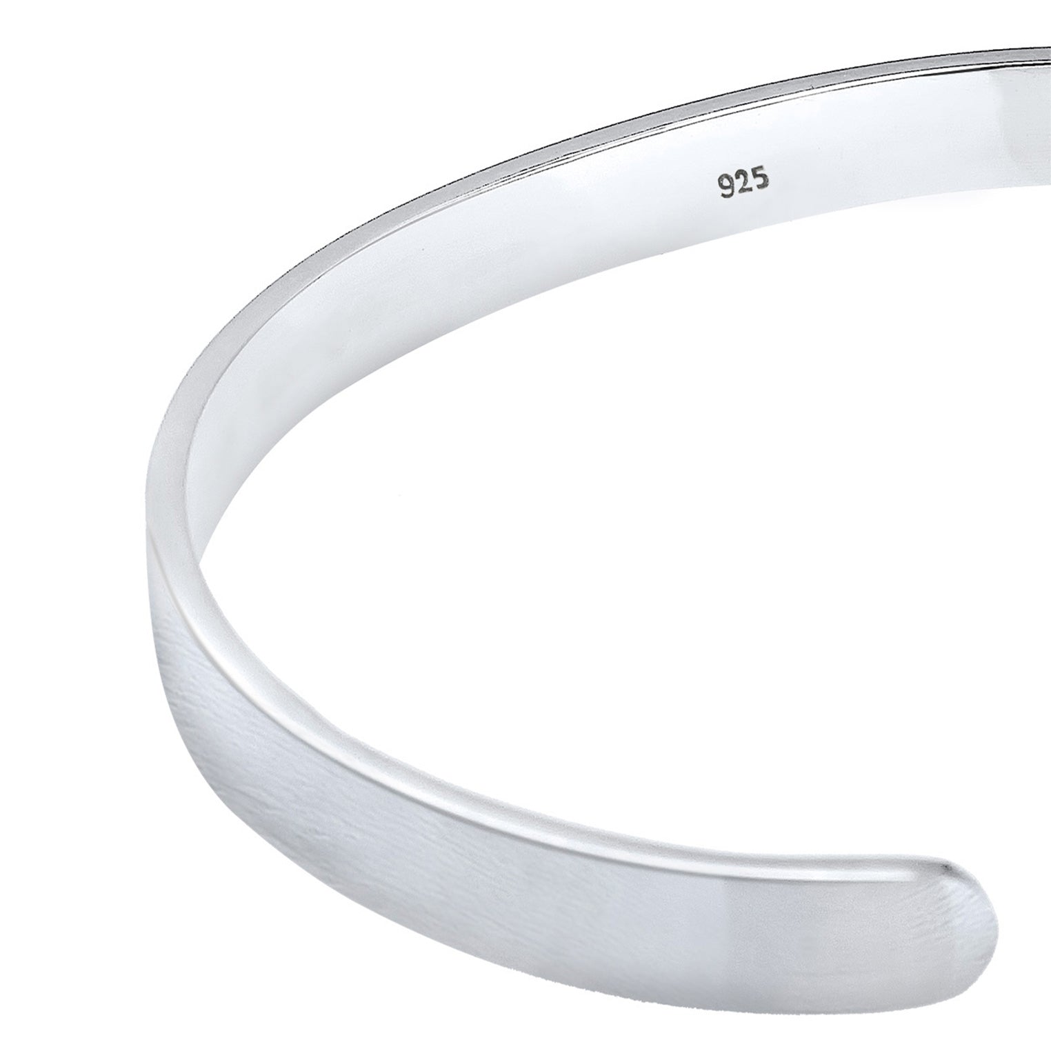 Silber - KUZZOI | Armreif Matt | 925er Sterling Silber