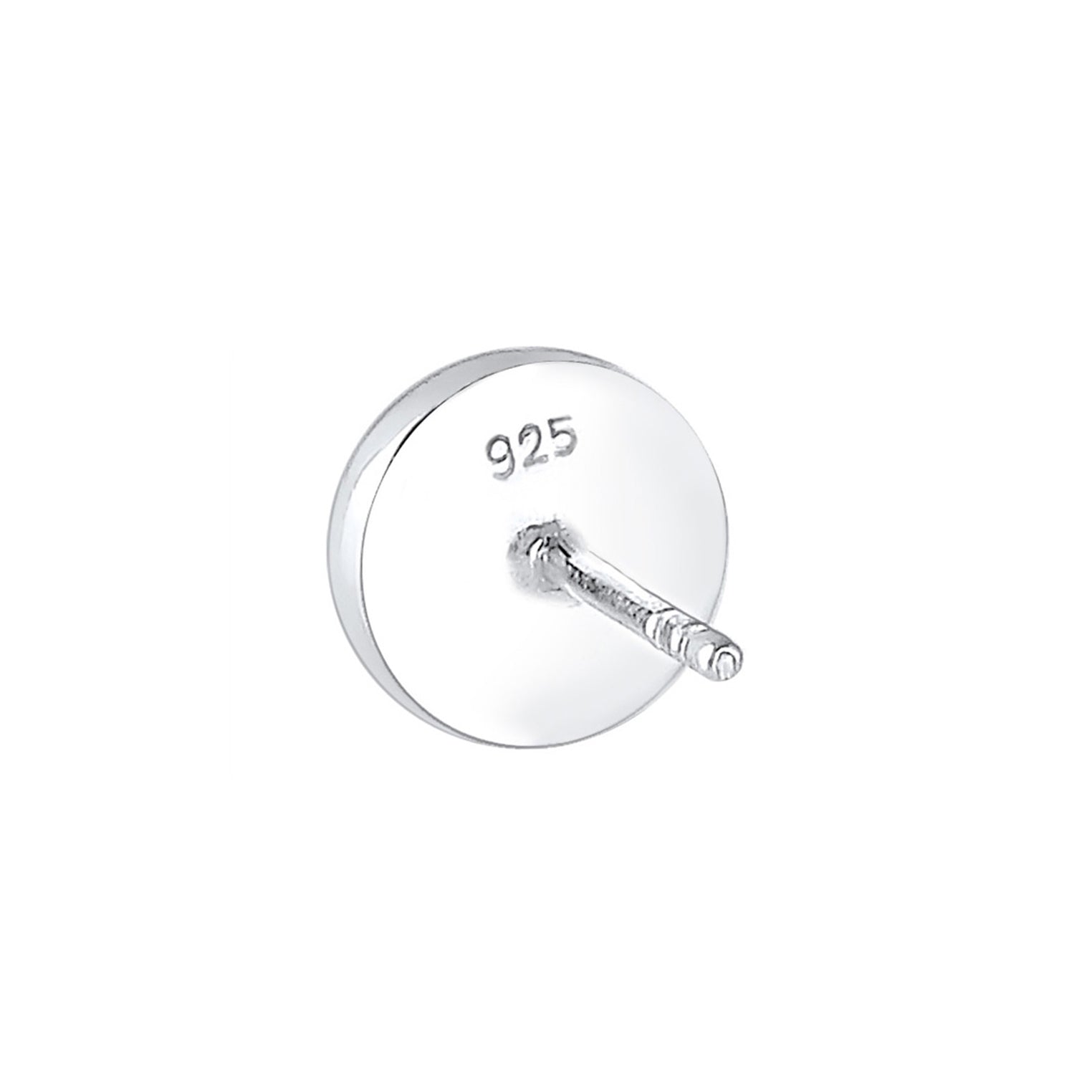Silber - KUZZOI | Ohrstecker Rund | Emaille | 925er Sterling Silber