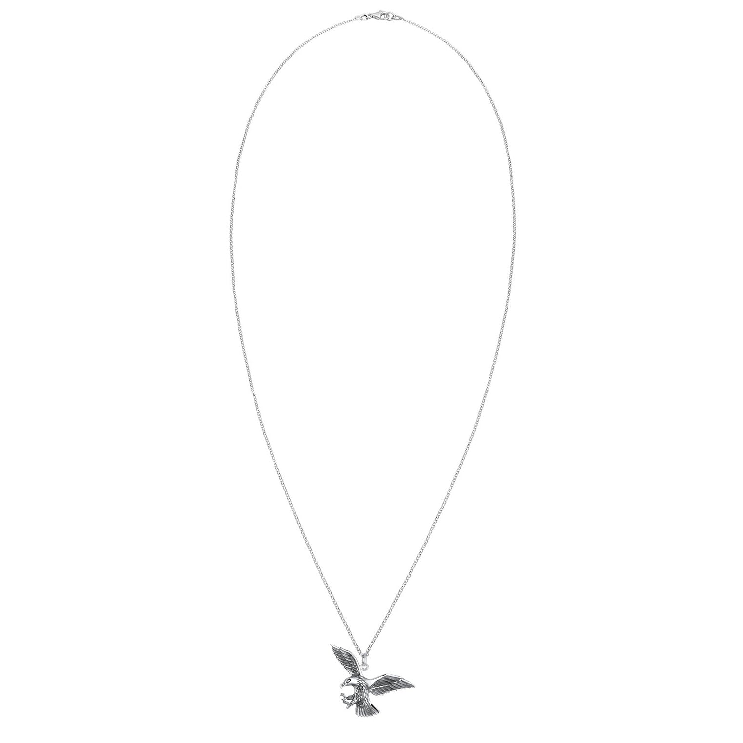 Silber - KUZZOI | Halskette Anhänger Vogel | 925er Sterling Silber