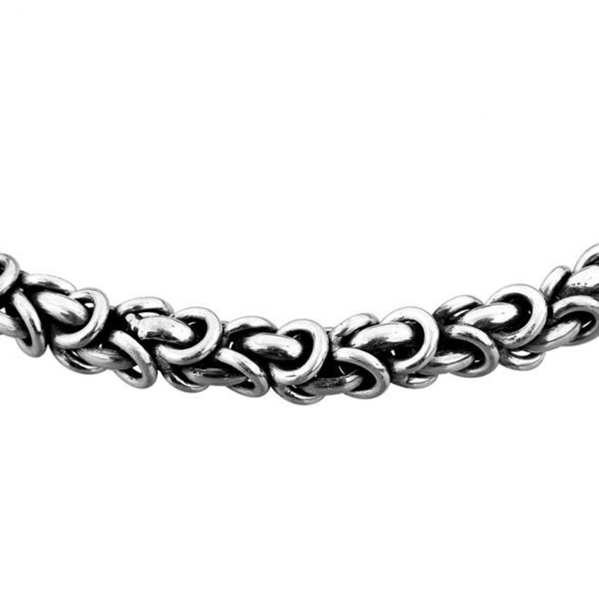 Silber - KUZZOI | Königs-Halskette | 925er Sterling Silber oxidiert