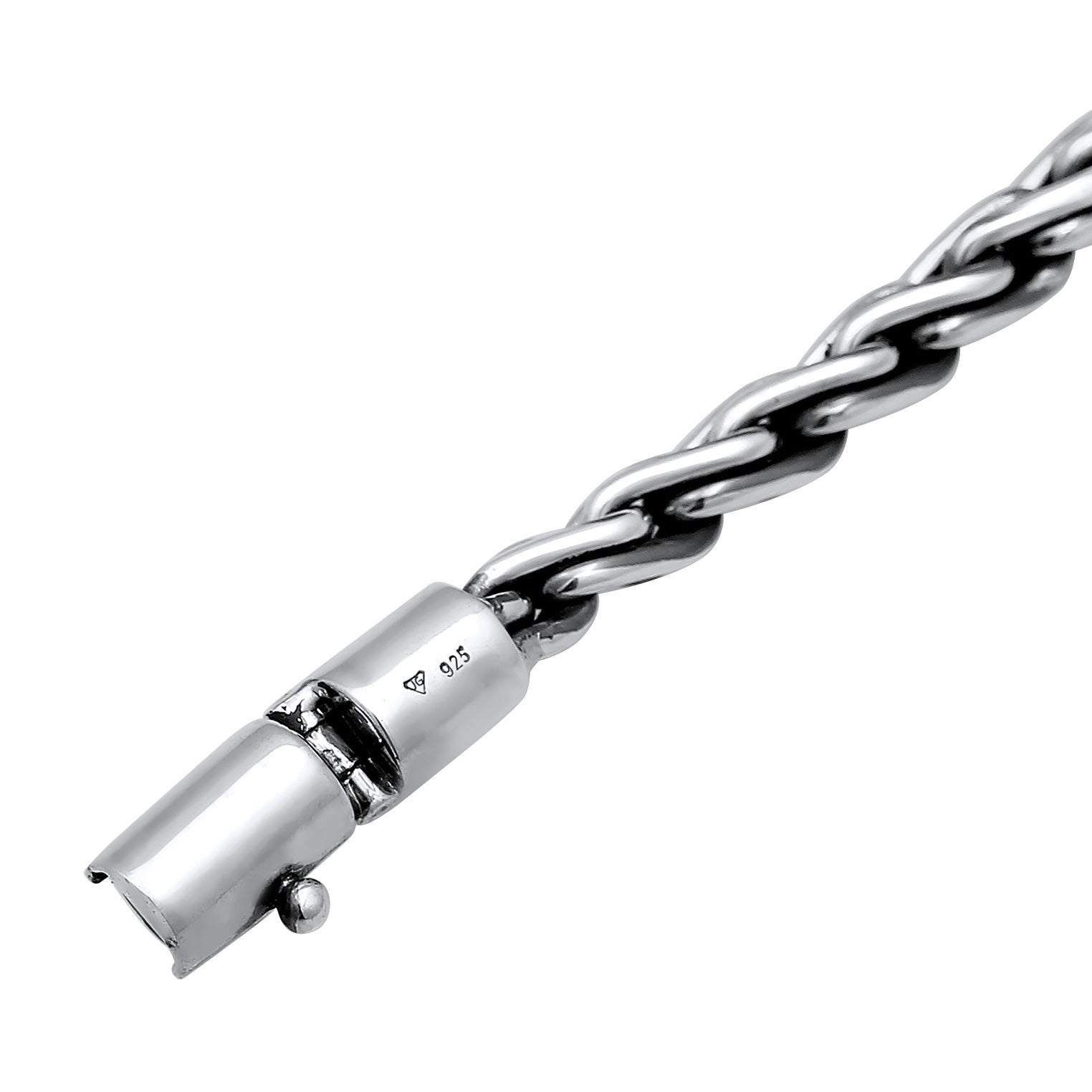 Silber - KUZZOI | Kordel-Armband | 925er Sterling Silber