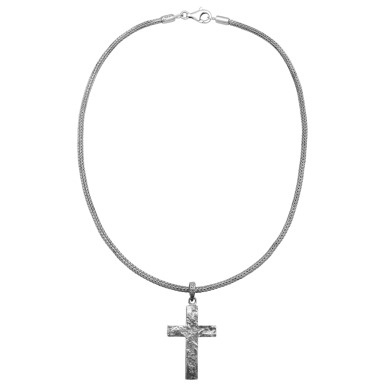 Snake Cross Necklace
