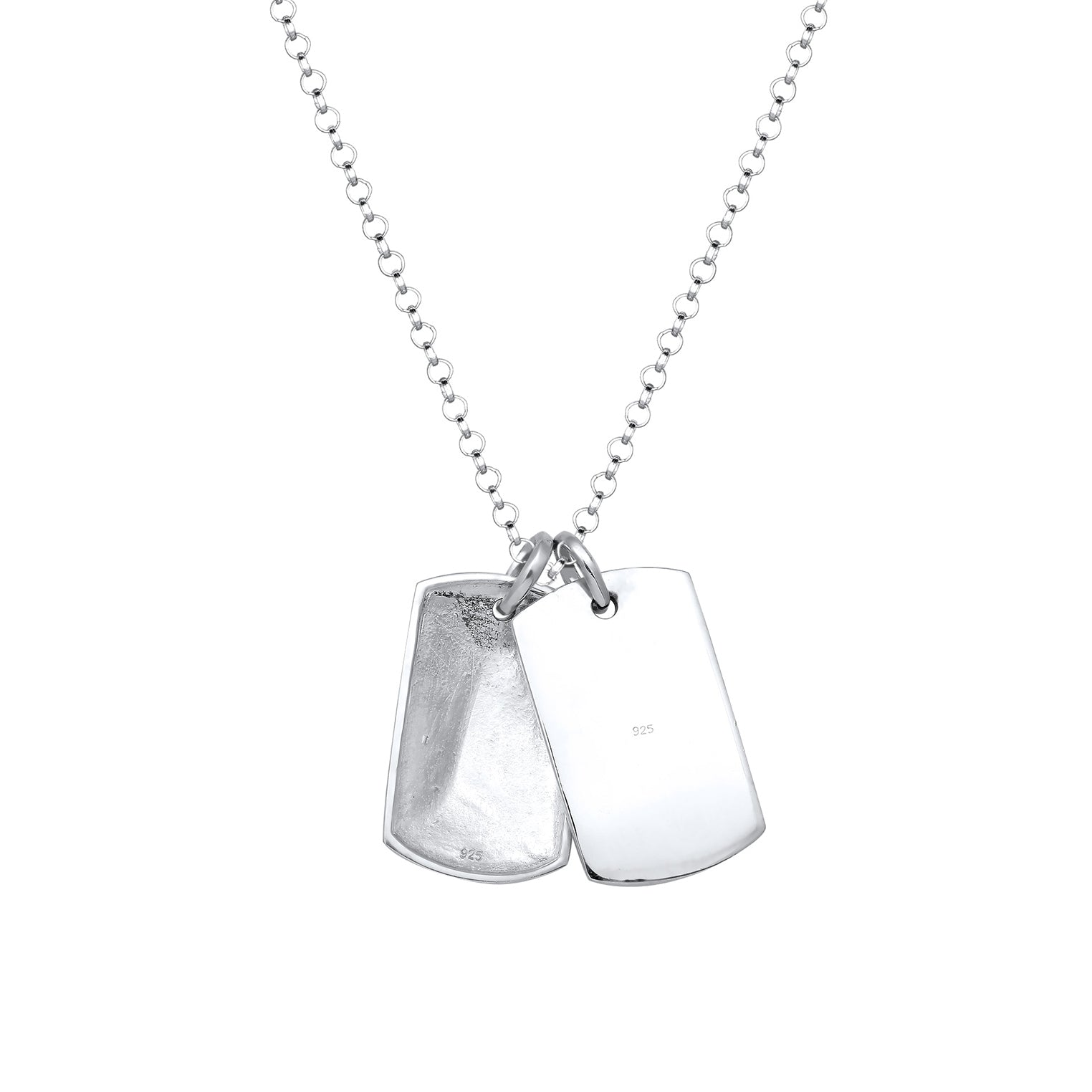 Silber - KUZZOI | Halskette Military | 925er Sterling Silber