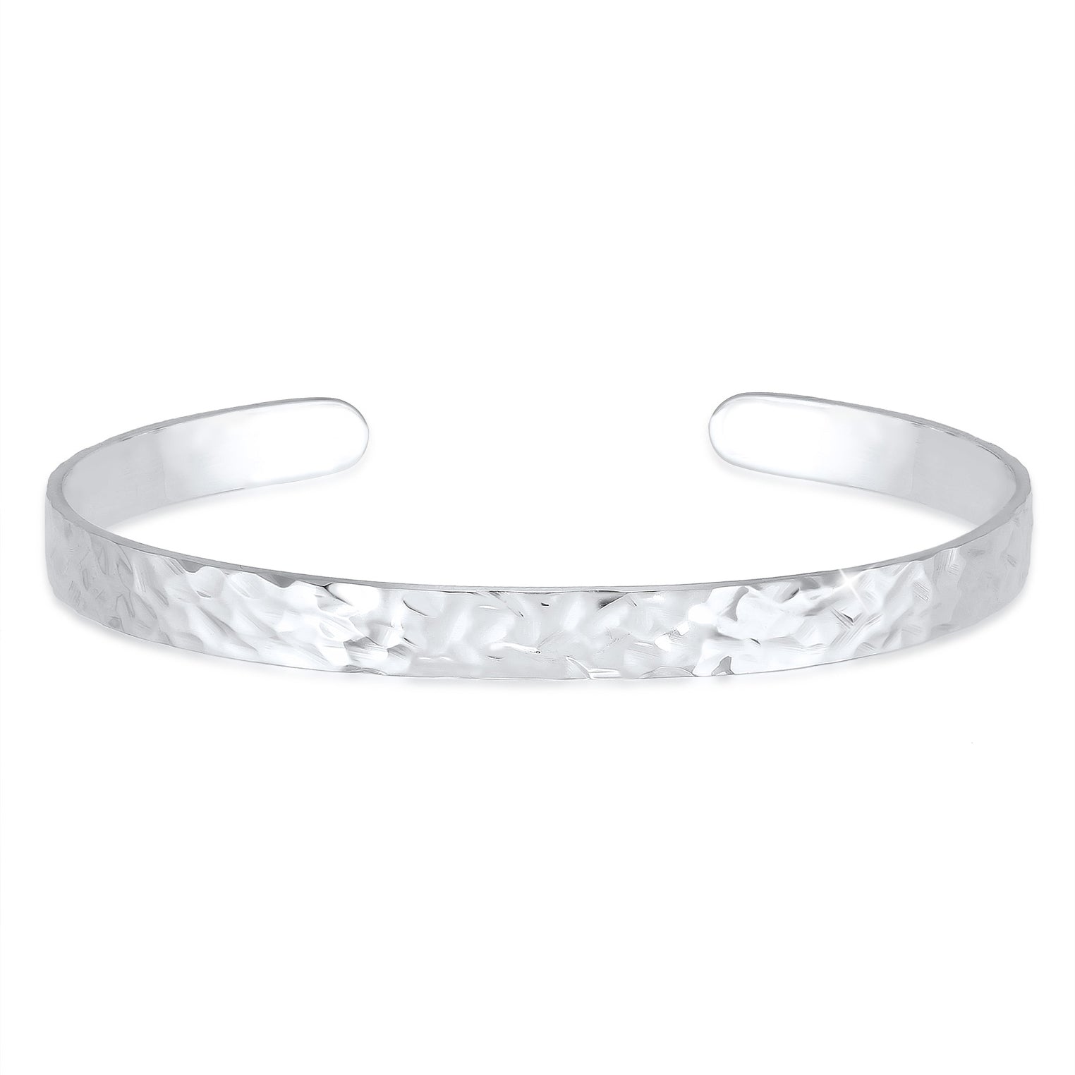 Grau - KUZZOI | Armreif Basic Matt | 925 Sterling Silber