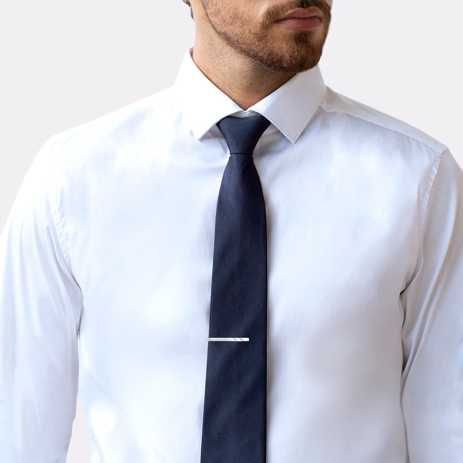 Silber - KUZZOI | Krawattennadel Basic | 925er Sterling Silber