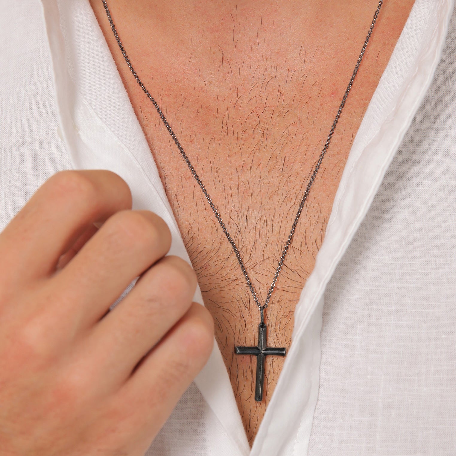 Erbs-Halskette Kreuz – Kuzzoi