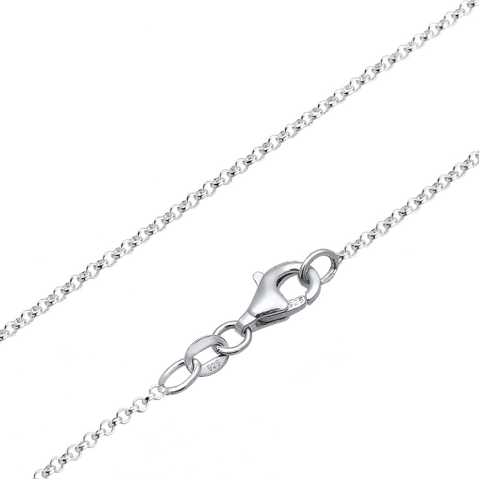 Silber - KUZZOI | Lange Halskette | 925er Sterling Silber