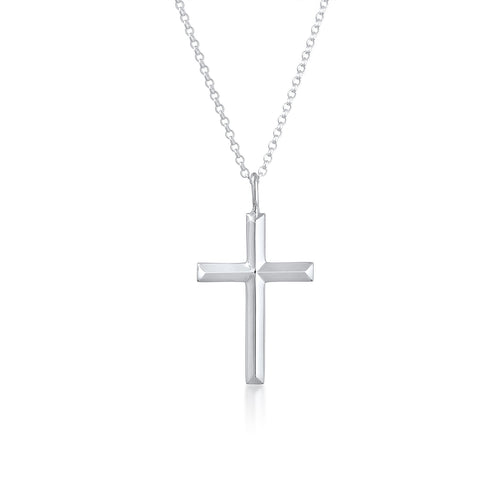 Pea Necklace Cross