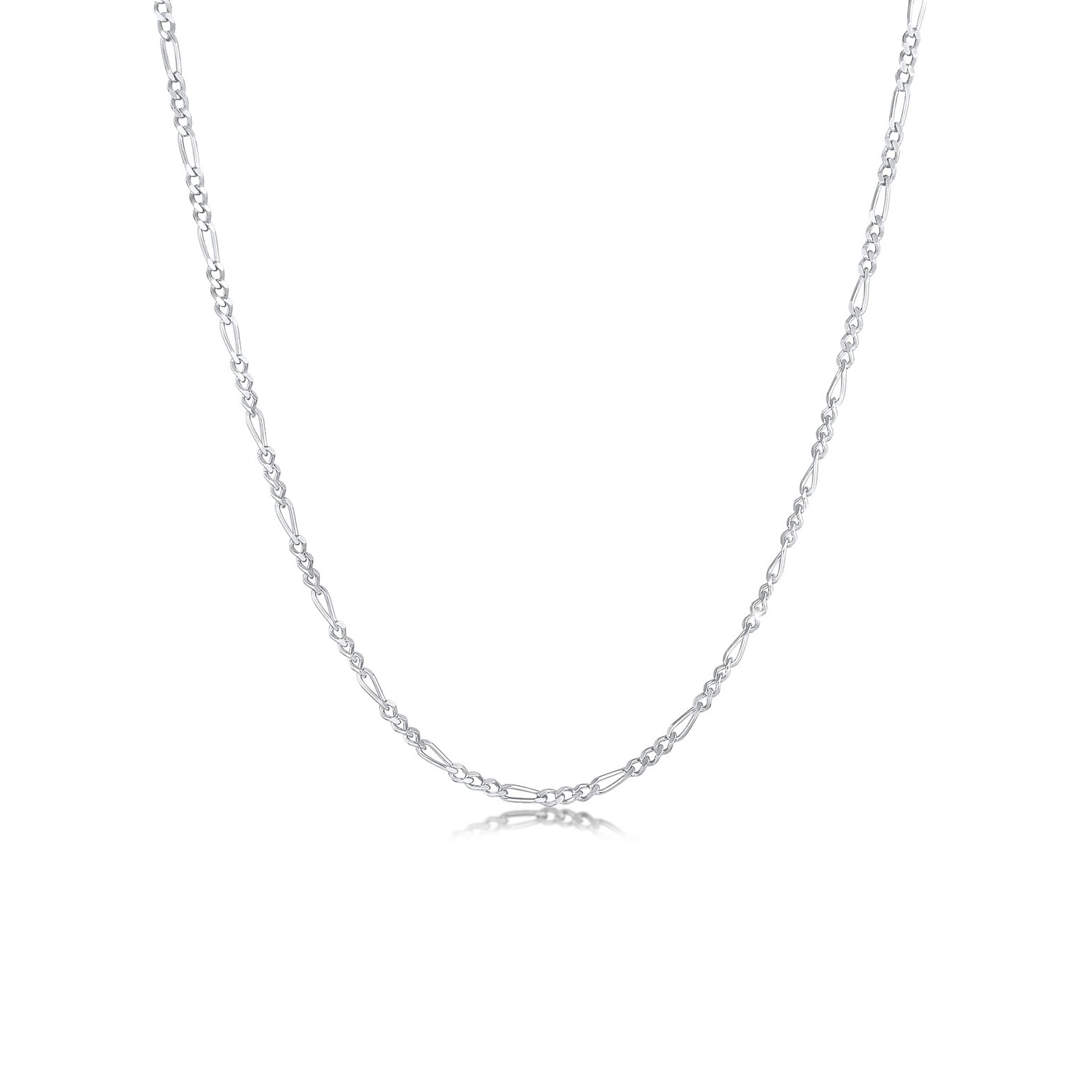 Silber - KUZZOI | Figaro-Halskette | 925er Sterling Silber