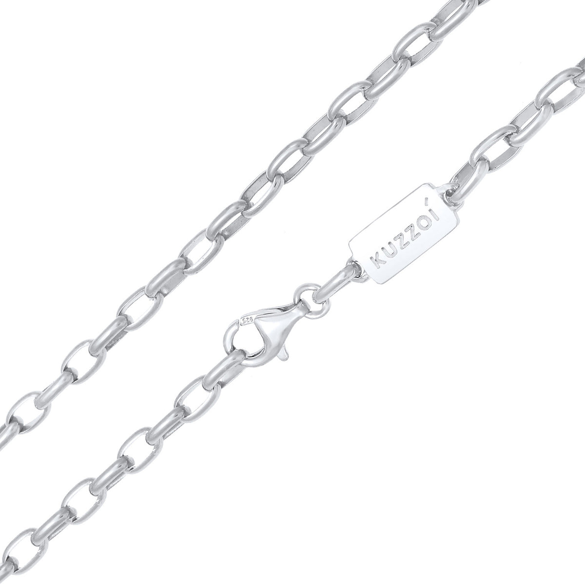 Silber - KUZZOI | Anker-Halskette | 925er Sterling Silber