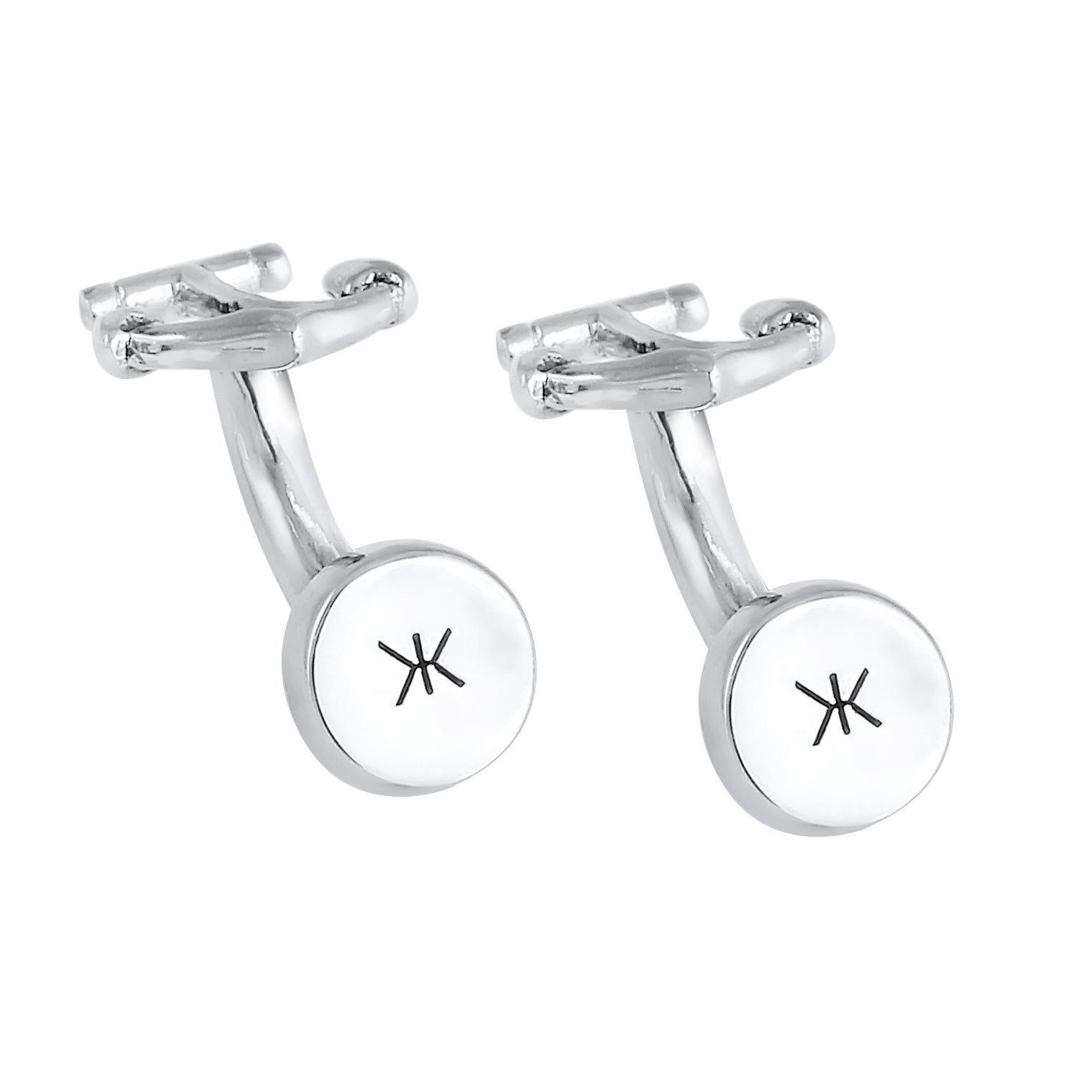 Silber - KUZZOI | Manschettenknopf Anker | 925er Sterling Silber