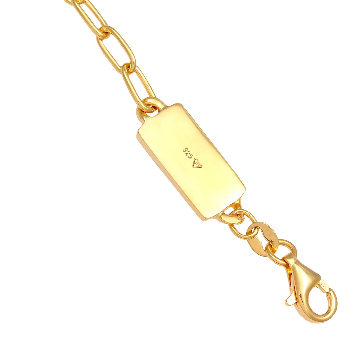 Gold - KUZZOI | Glieder-Halskette | 925 Sterling Silber vergoldet