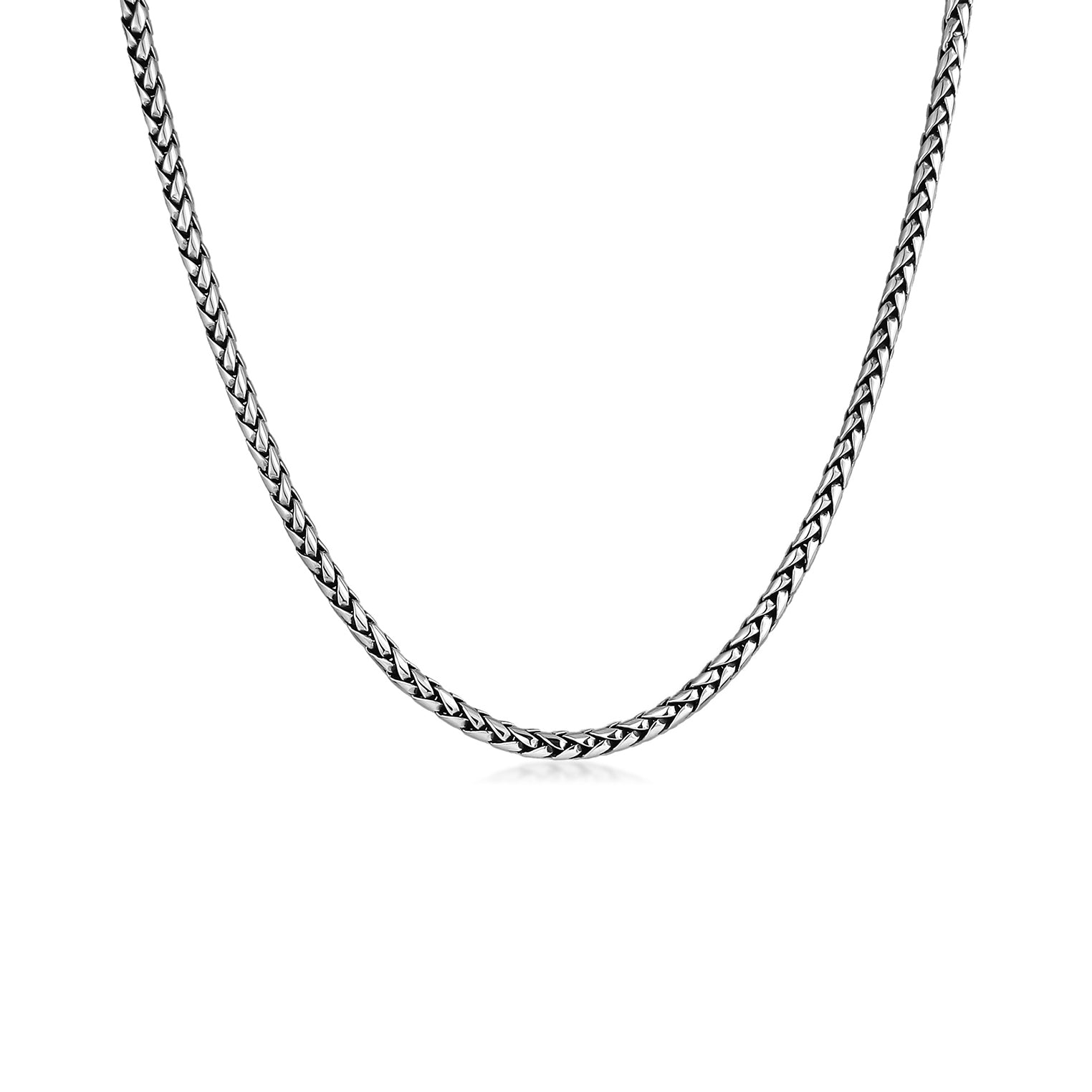 Silber - KUZZOI | Königs-Halskette | 925er Sterling Silber oxidert