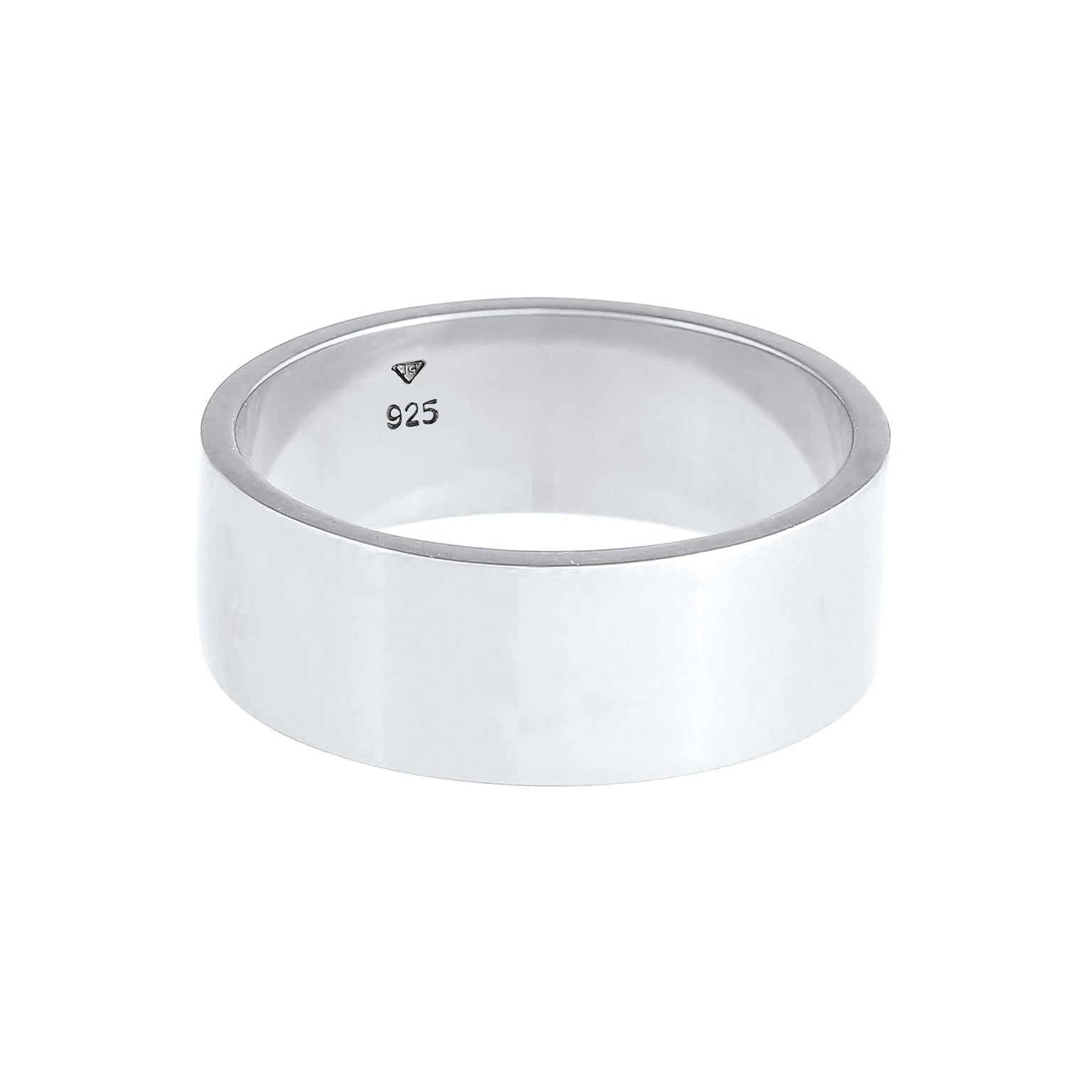 Silber - KUZZOI | Ring Breit Kreuz | 925er Sterling Silber oxidiert