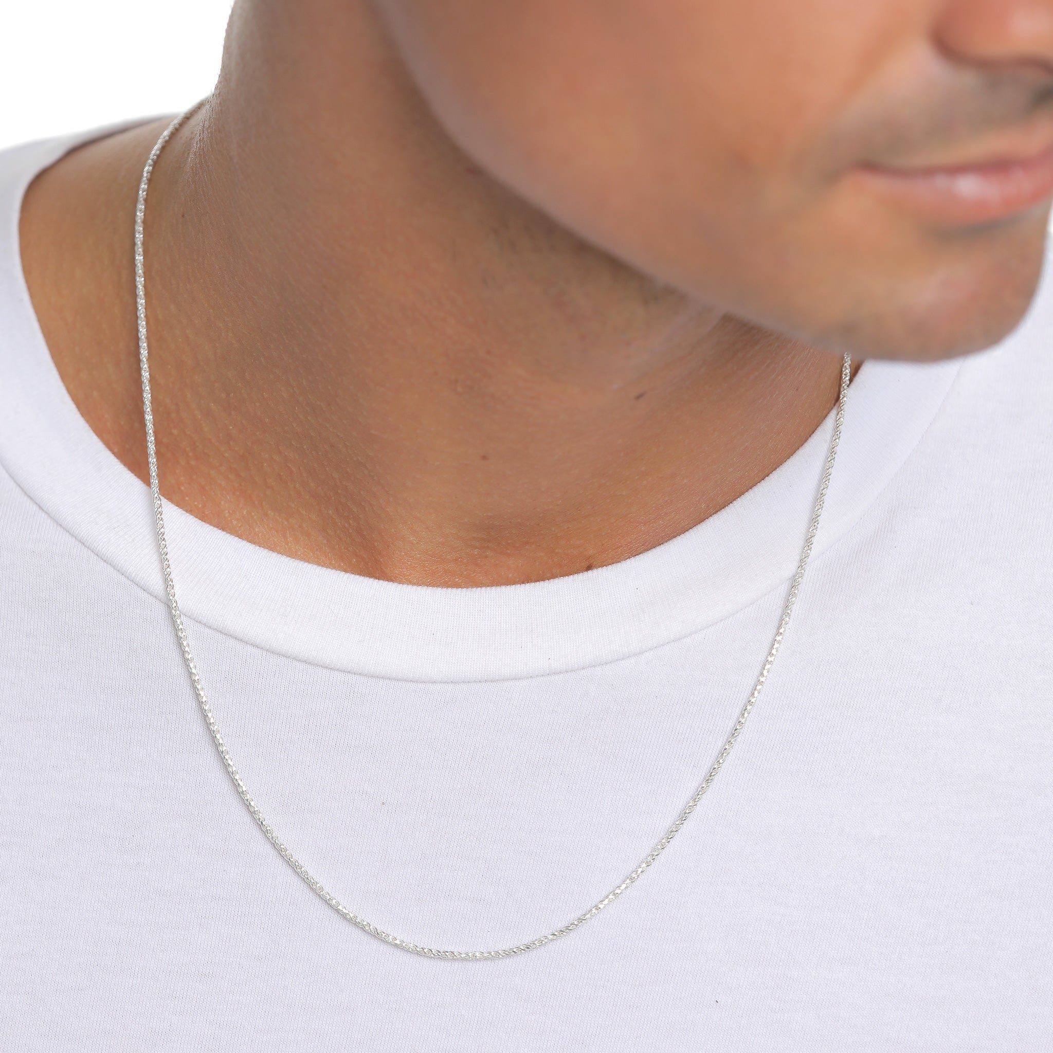 Silber - KUZZOI | Kordel-Halskette Gedreht | 925er Sterling Silber