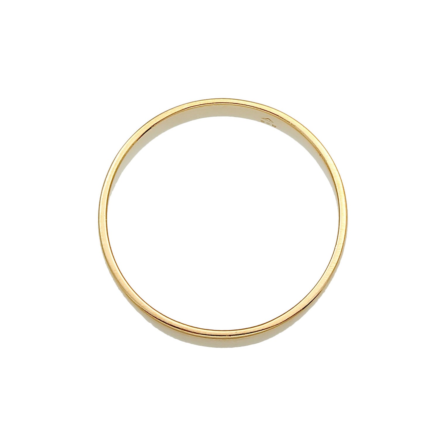 Gold - KUZZOI | Bandring Basic | 925 Sterling Silber vergoldet