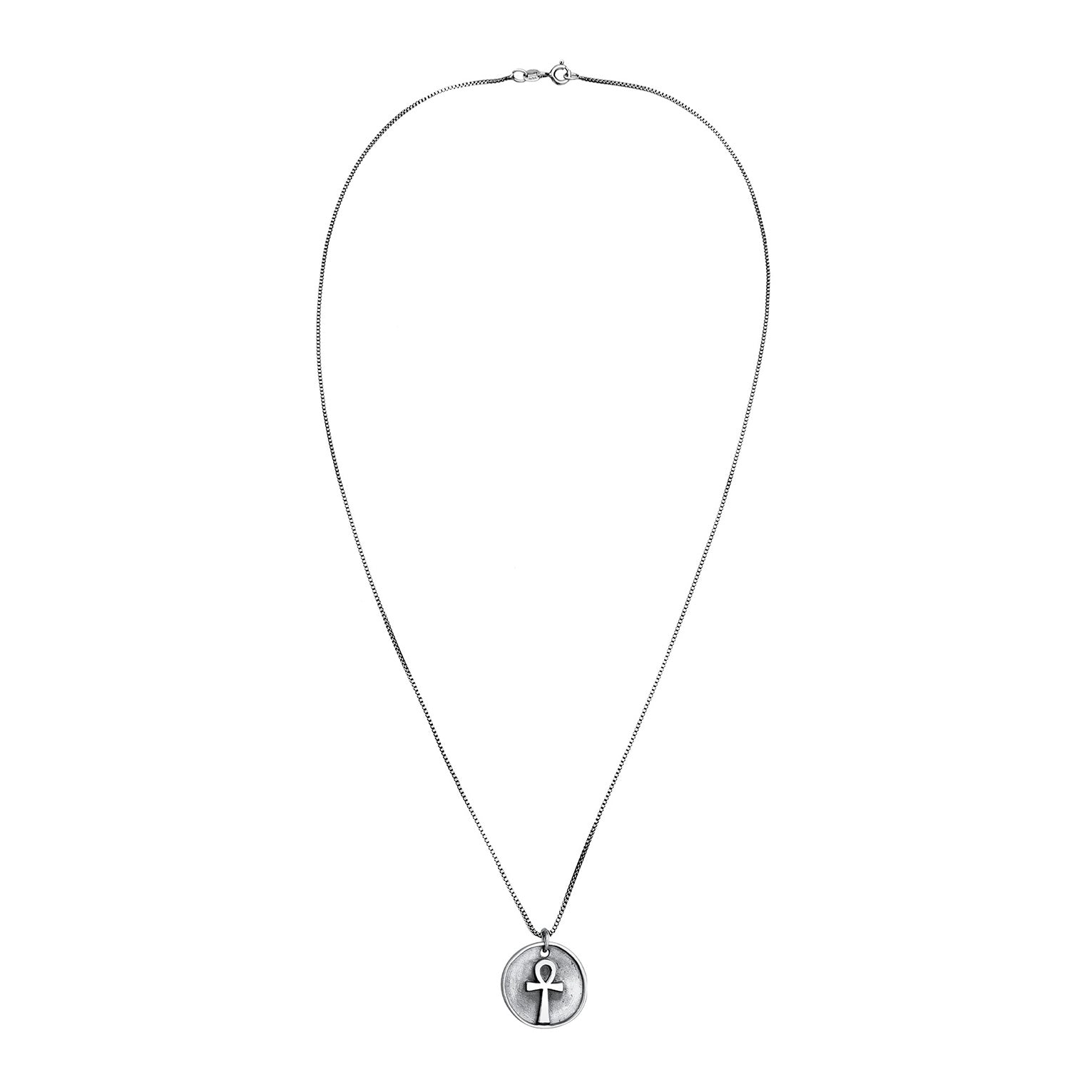 Grau - KUZZOI | Venezianer-Halskette Kreuz | 925er Sterling Silber