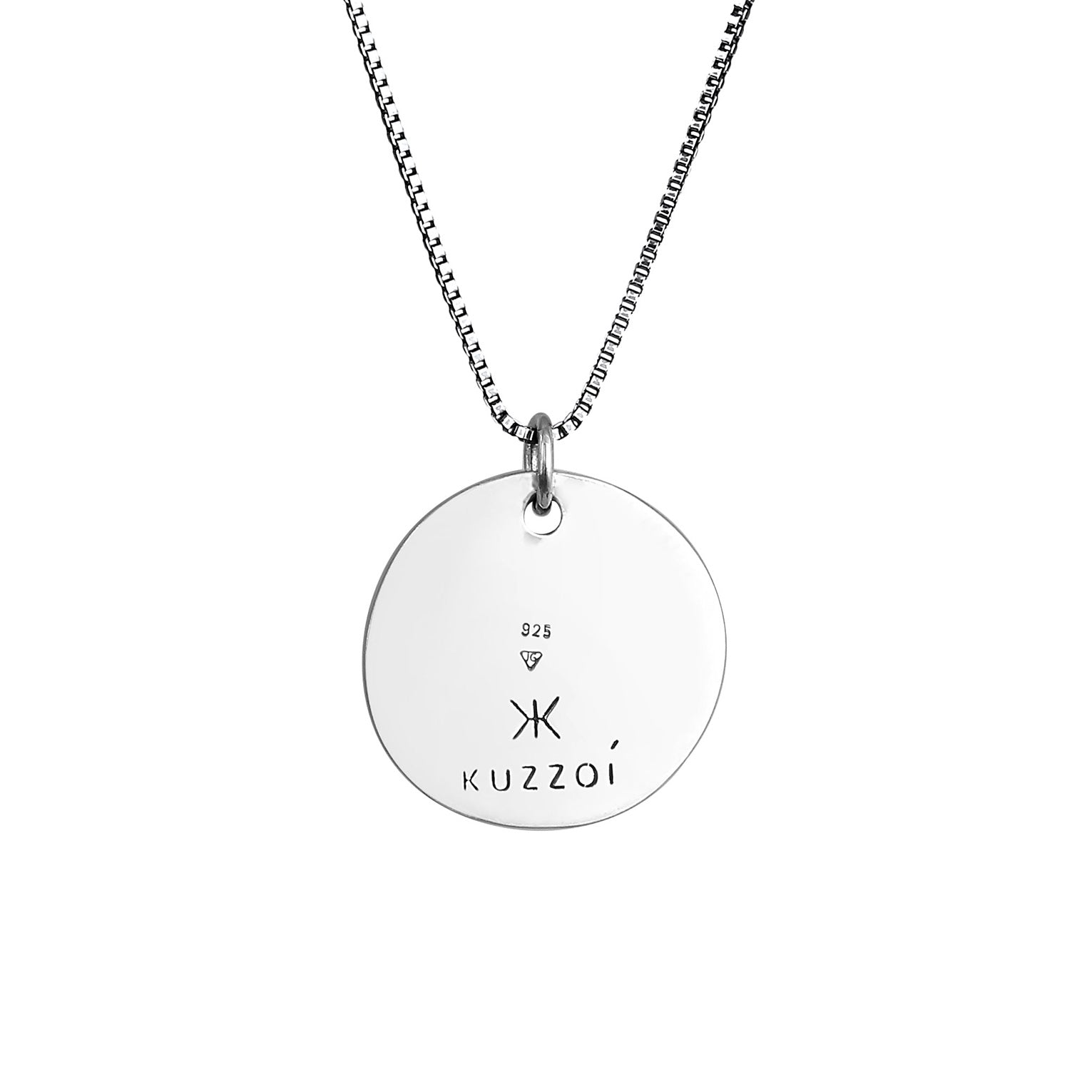 Grau - KUZZOI | Venezianer-Halskette Kreuz | 925er Sterling Silber