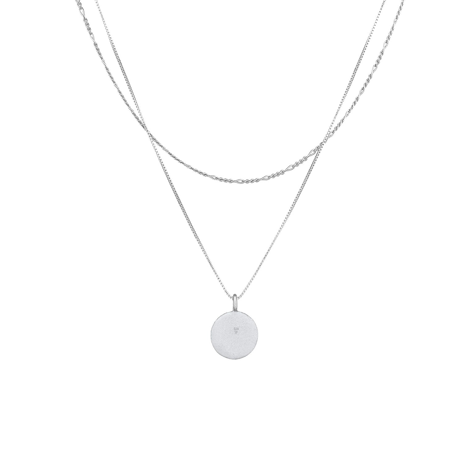 Silber - KUZZOI | Venezianer-Halskette Geo | 925er Sterling Silber