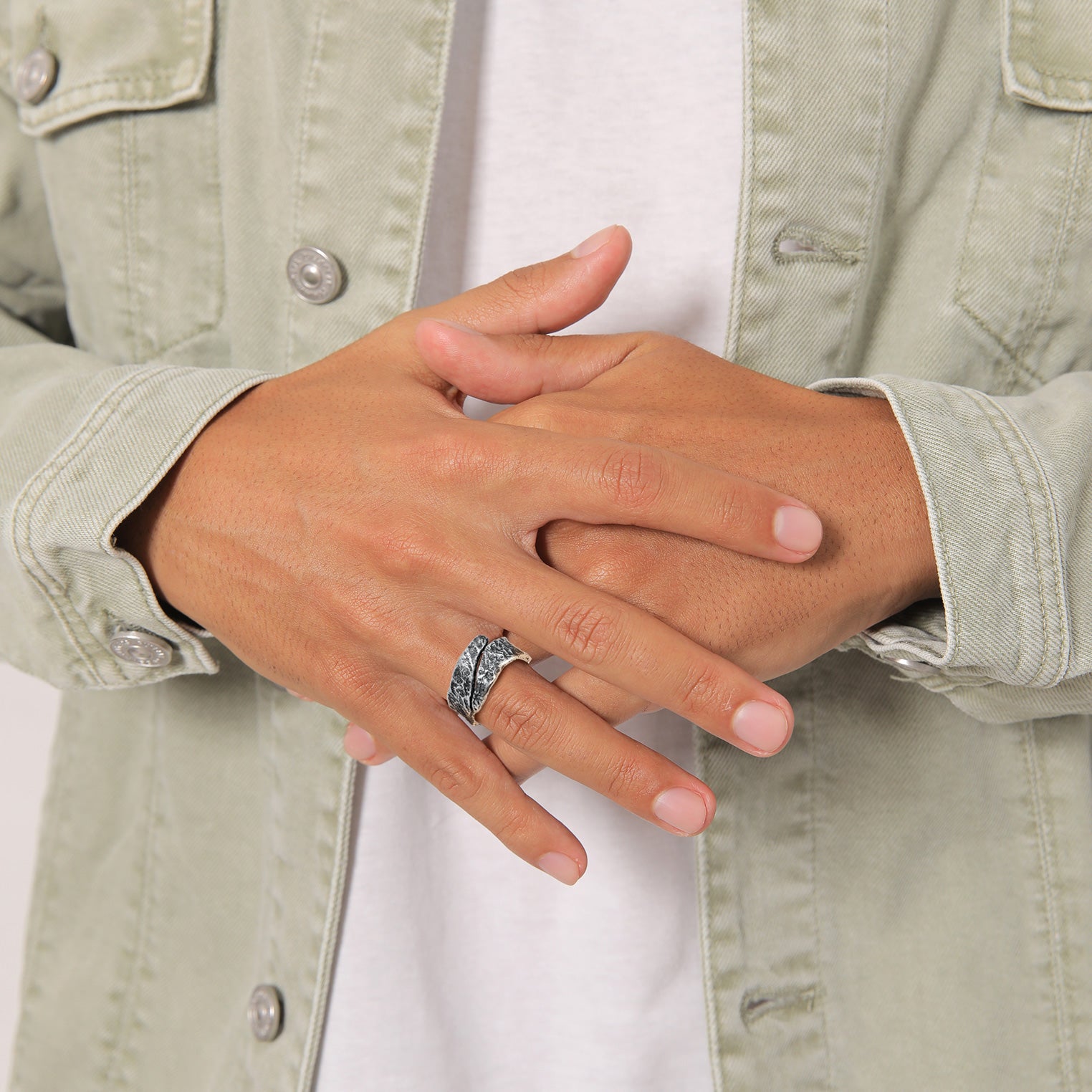 Band ring Vintage Organic