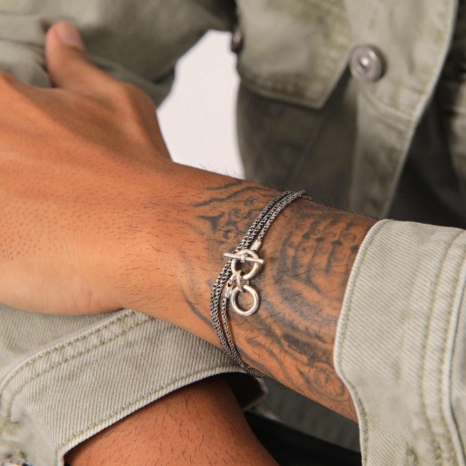 SV925 T BAR CHAIN BRACELET 【公式通販】