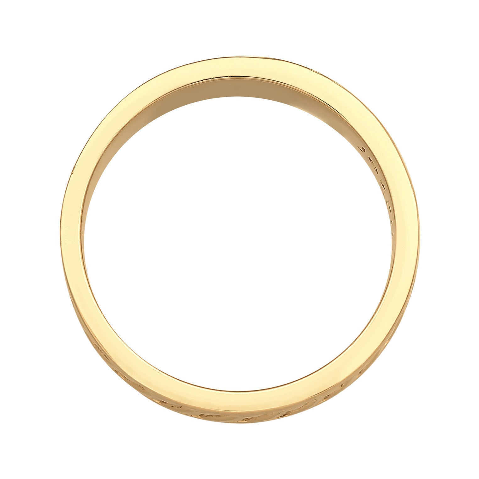 Gold - KUZZOI | Bandring Geflochten | 925er Sterling Silber vergoldet