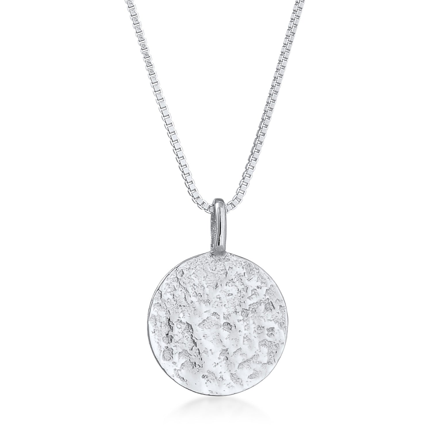 Silber - KUZZOI | Halskette Plättchen Organic | 925er Sterling Silber