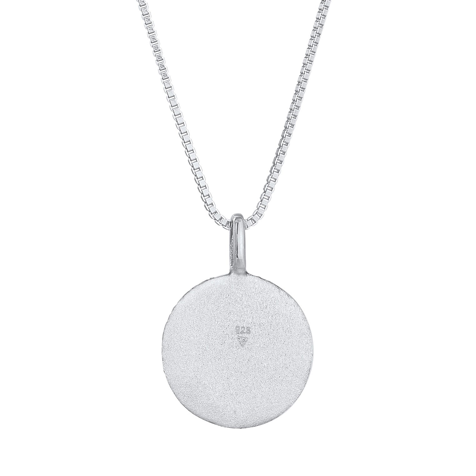 Silber - KUZZOI | Halskette Plättchen Organic | 925er Sterling Silber