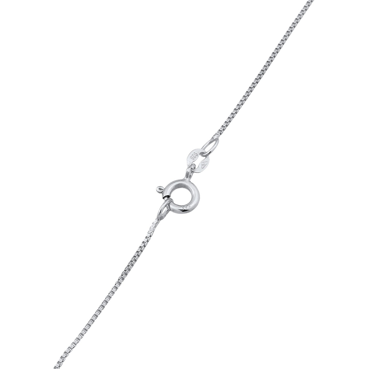 Silber - KUZZOI | Halskette Plättchen Organic | 925er Sterling Silber