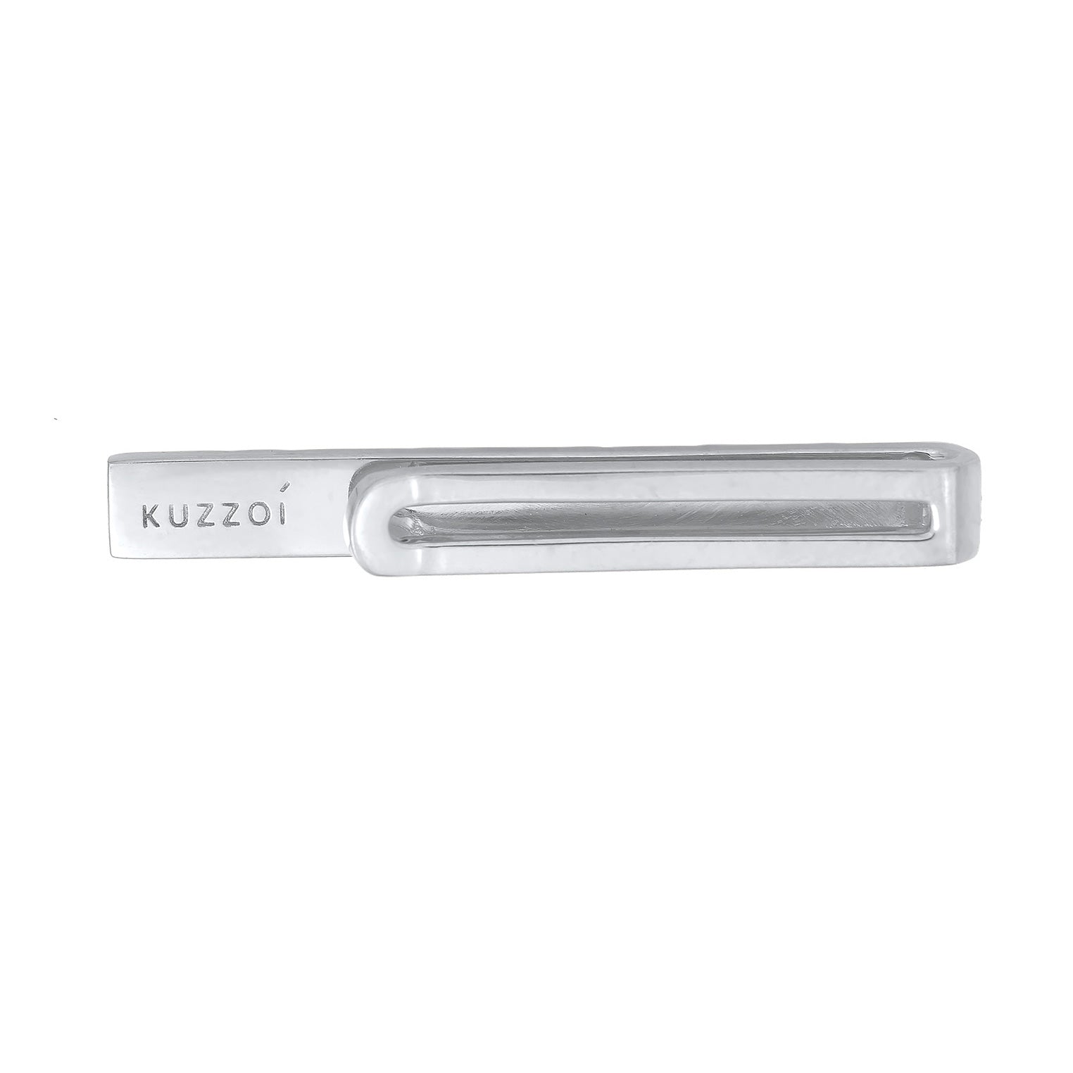 Silber - KUZZOI | Krawattennadel Strukturiert | 925er Sterling Silber