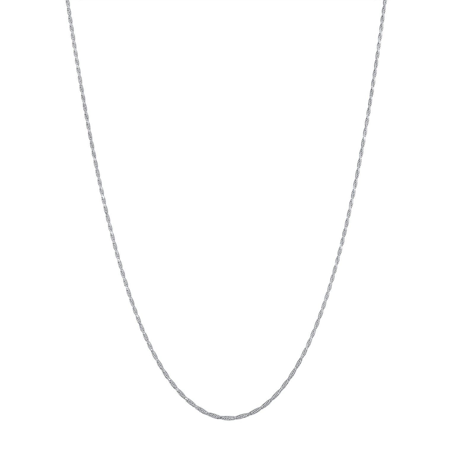 Silber - KUZZOI | Kordel-Halskette Twisted | 925er Sterling Silber