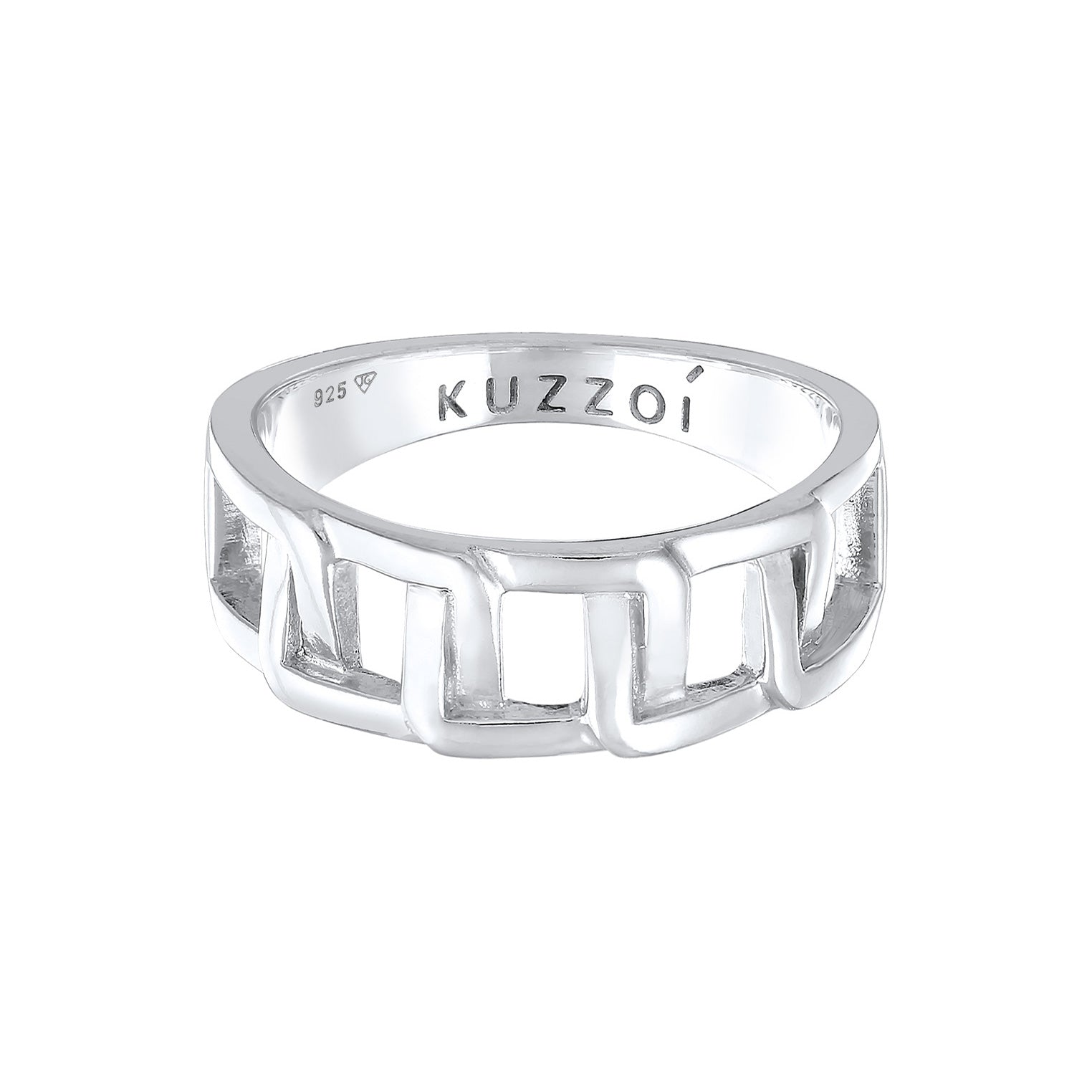 Silber - KUZZOI | Ring Chunky Chain | 925er Sterling Silber