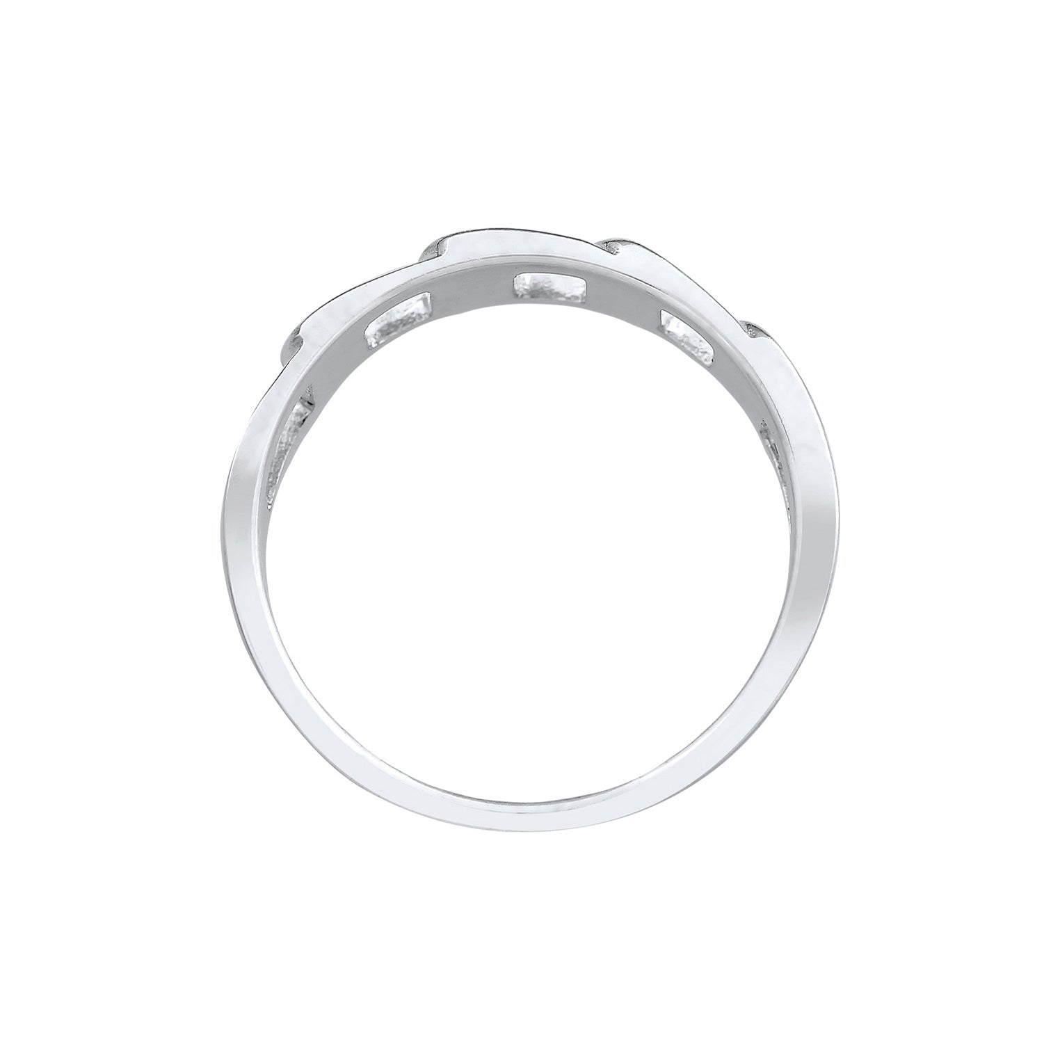Silber - KUZZOI | Ring Chunky Chain | 925er Sterling Silber