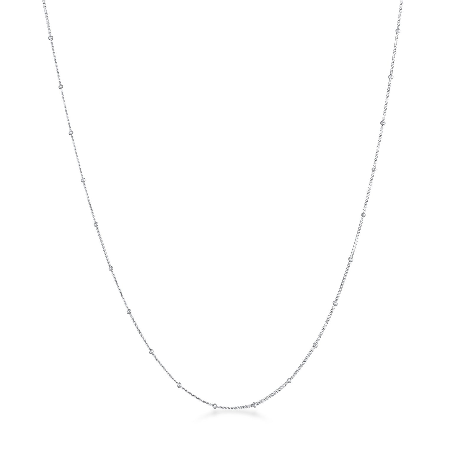 Silber - KUZZOI | Kugel-Halskette Basic | 925er Sterling Silber