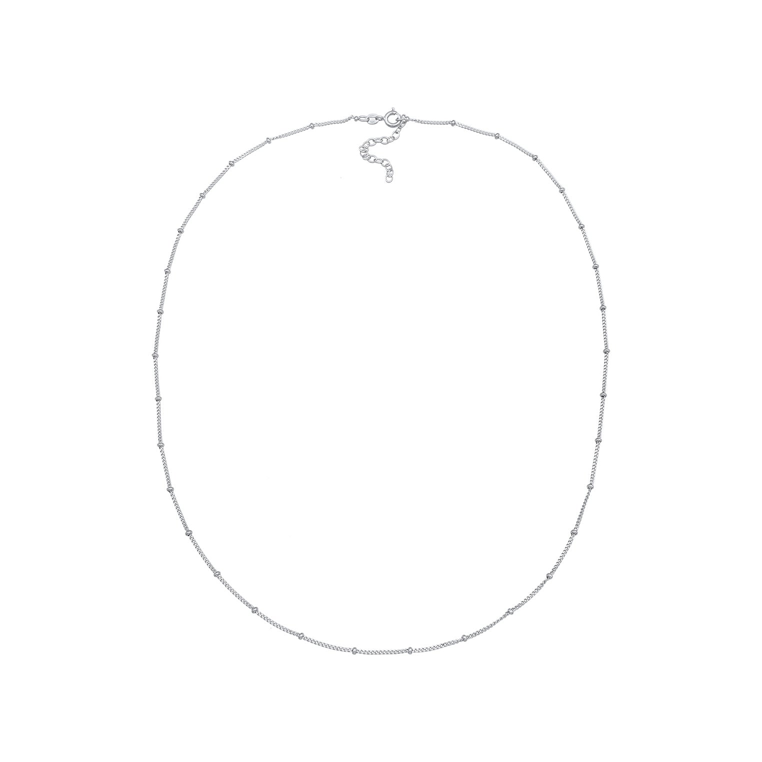 Silber - KUZZOI | Kugel-Halskette Basic | 925er Sterling Silber