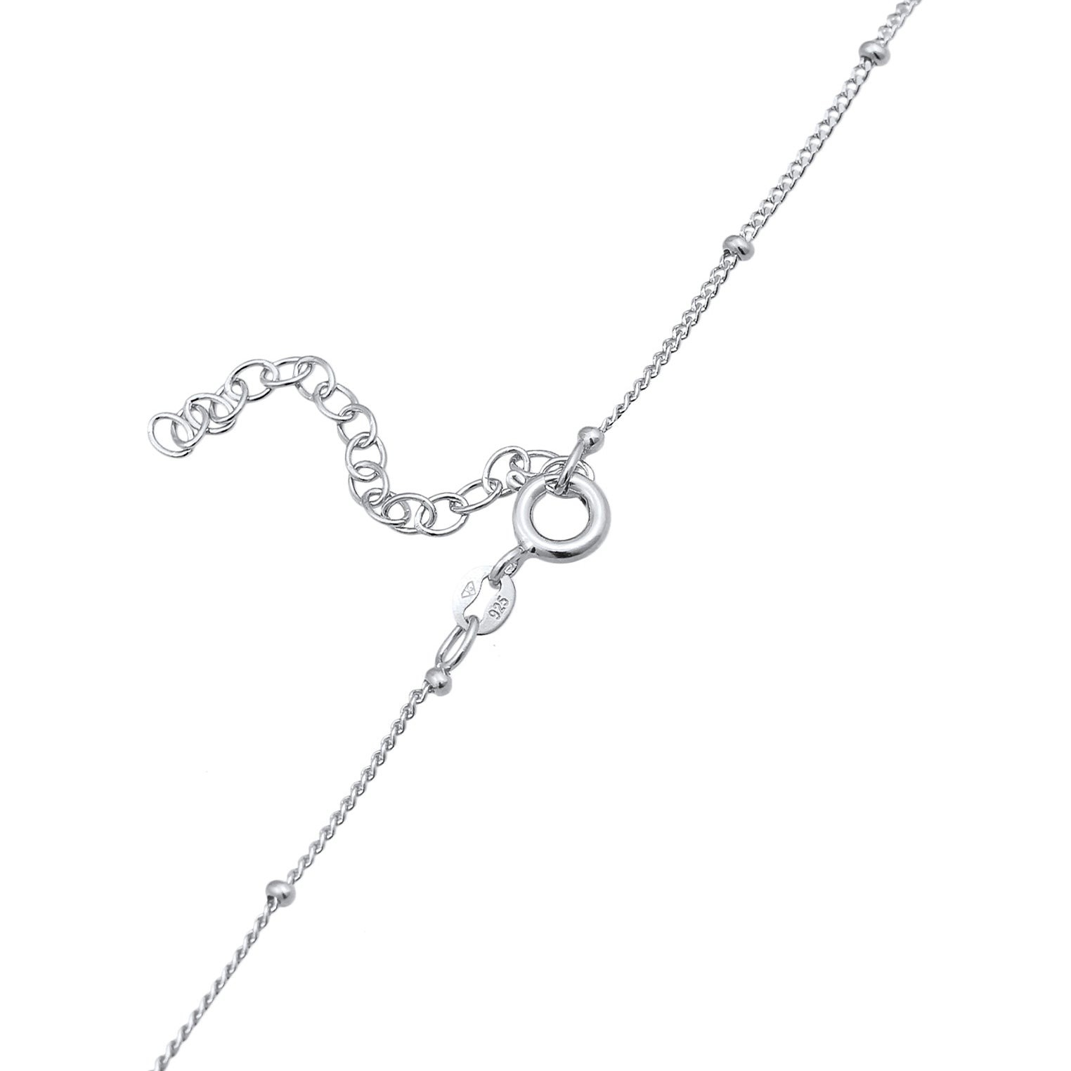 Silber - KUZZOI | Kugel-Halskette Basic | 925er Sterling Silber