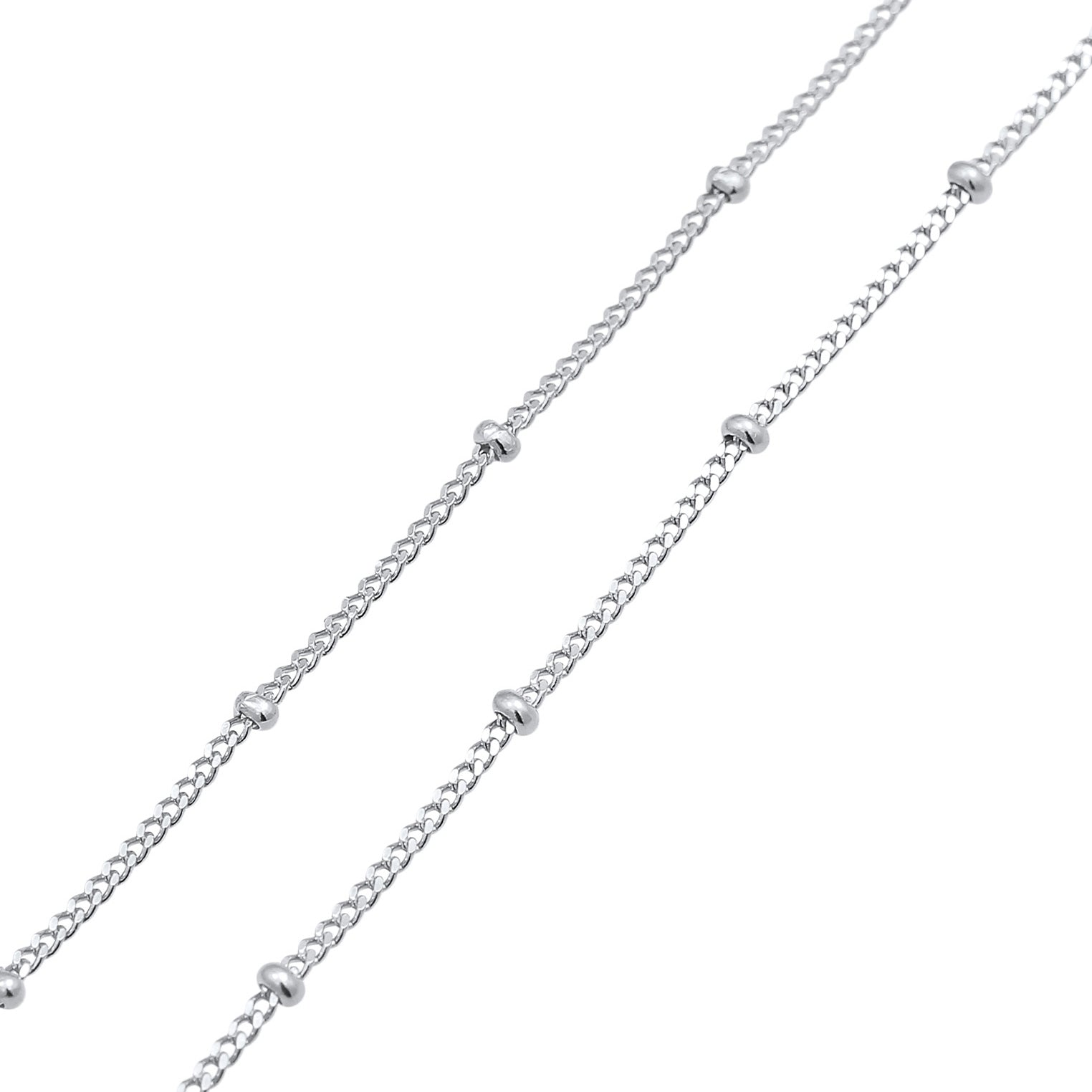 Silber - KUZZOI | Kugel-Halskette Basic | 925er Sterling Silber