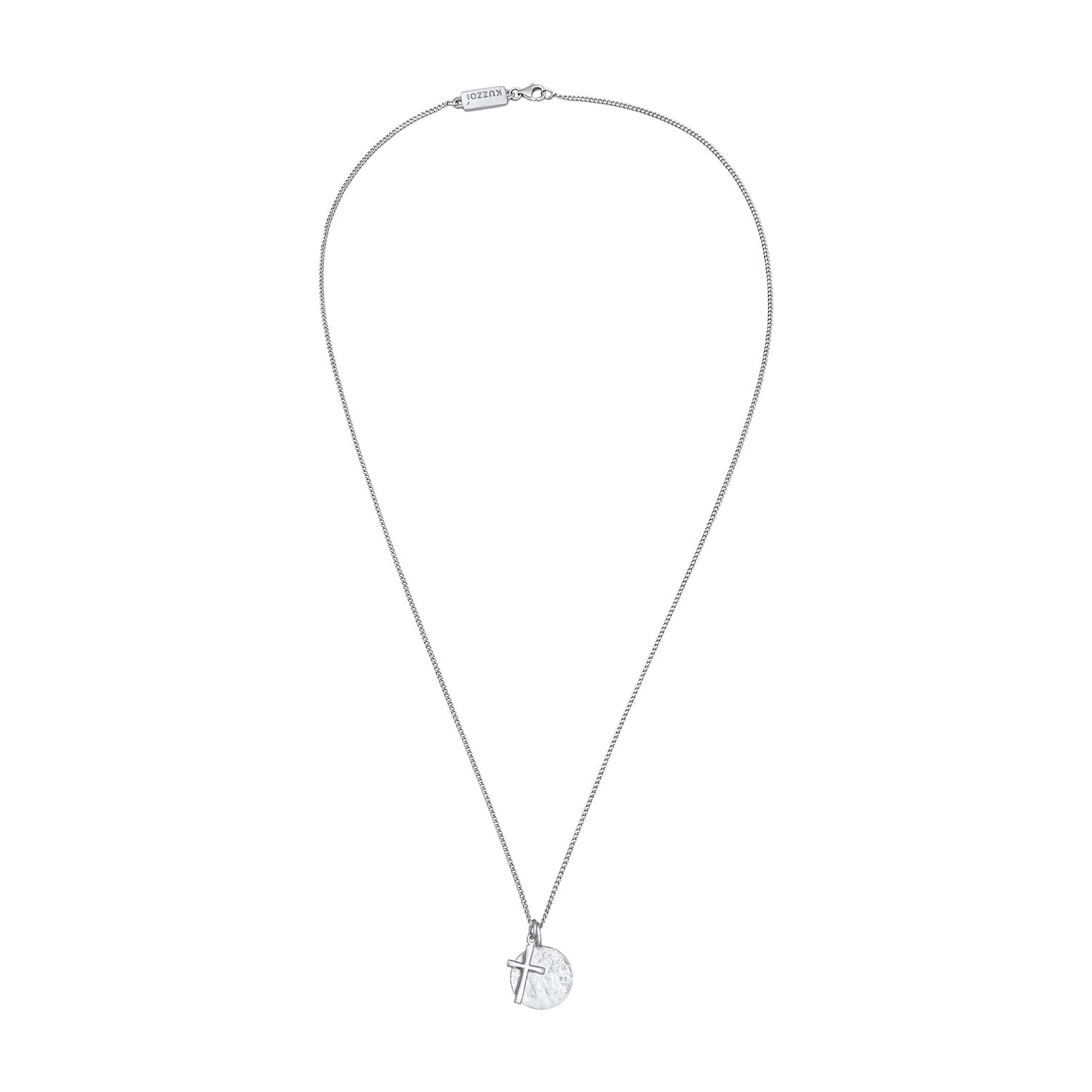 Necklace Pendant Coin Cross