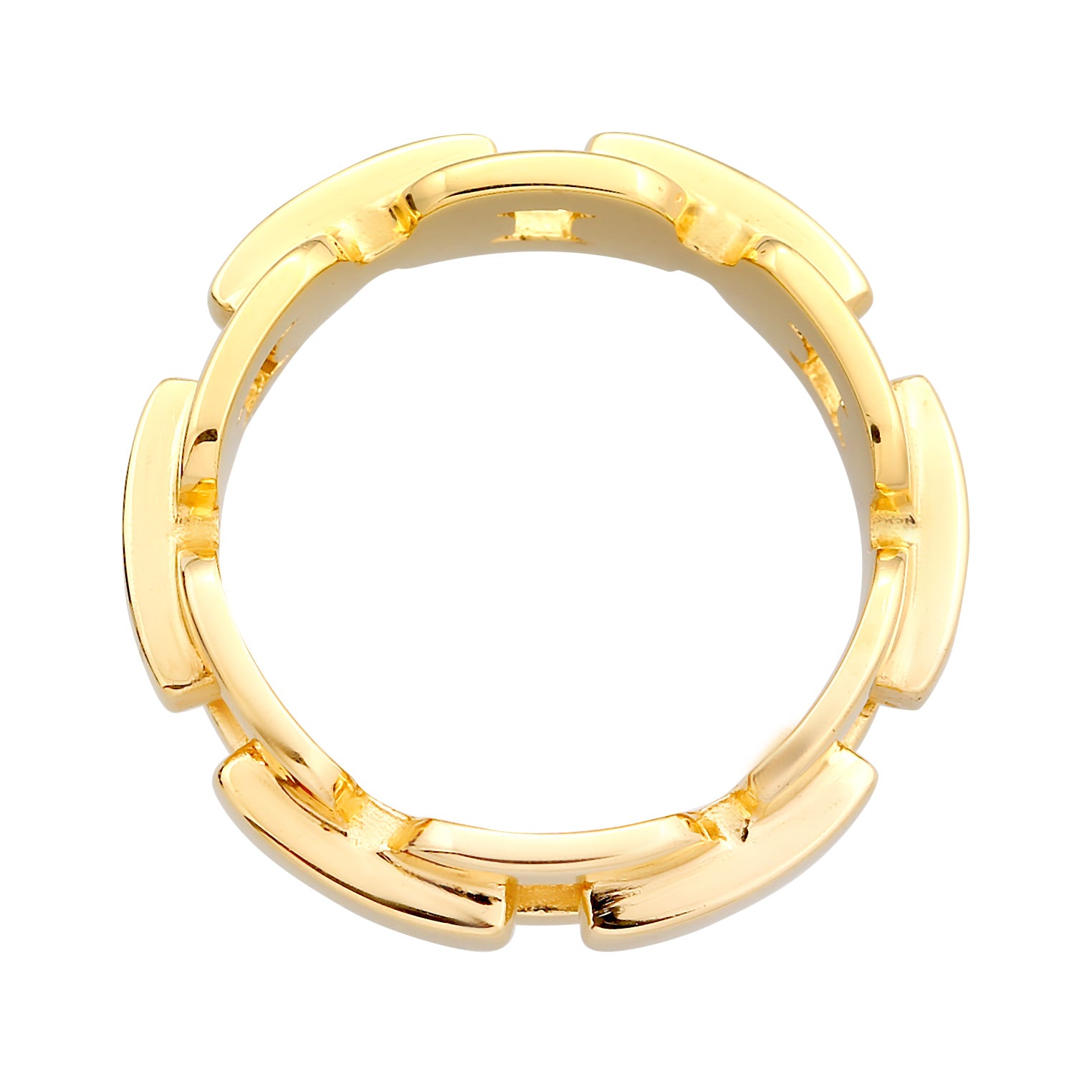 Gold - KUZZOI | Ring Chain | 925er Sterling Silber vergoldet
