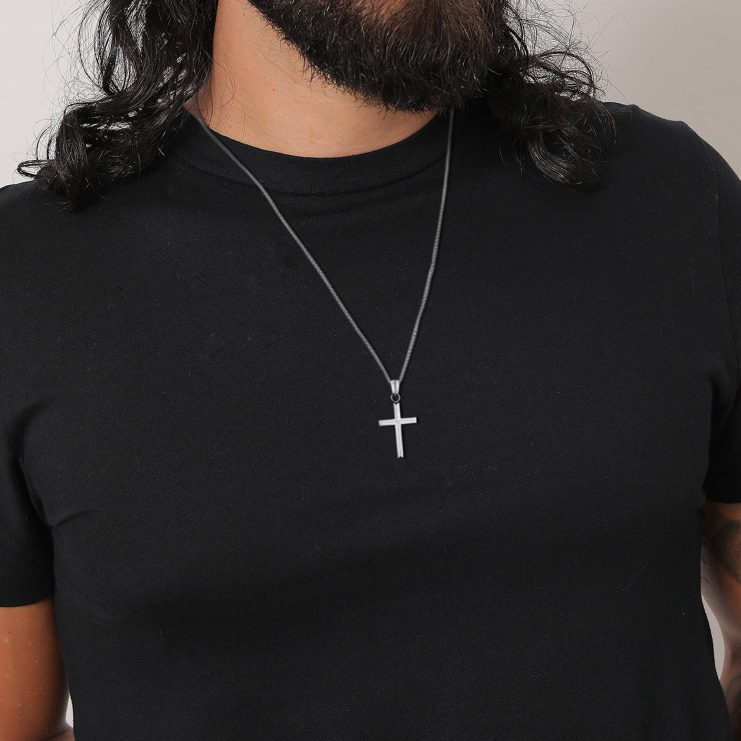 Silber - KUZZOI | Anhänger Kreuz | 925er Sterling Silber