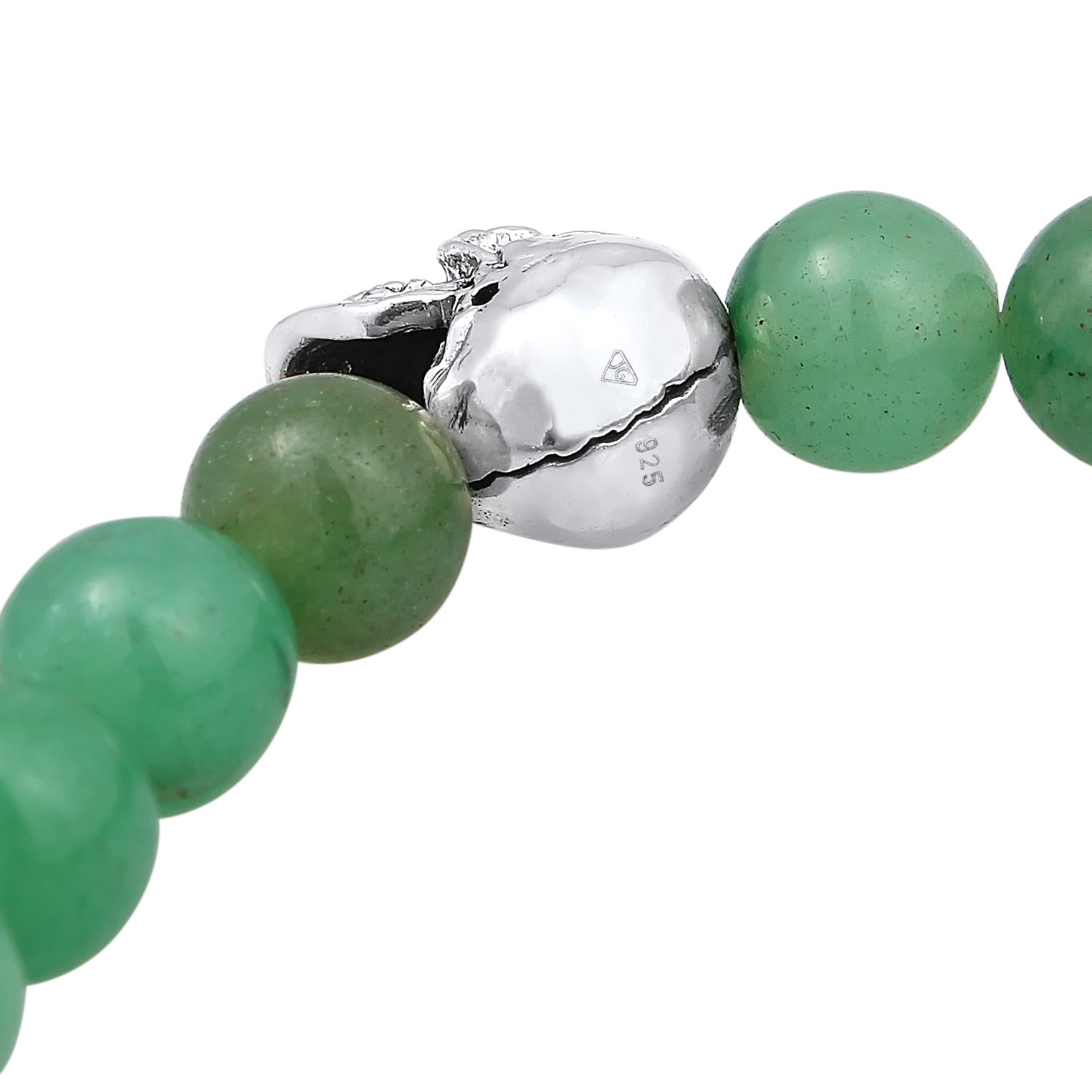 Armband Totenkopf Beads | Aventurin (Grün) – Kuzzoi