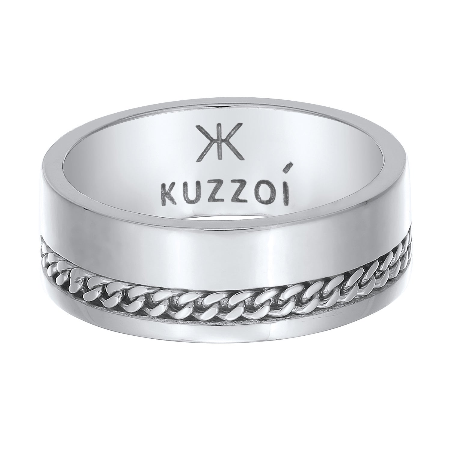 Silber - KUZZOI | Bandring Chain | 925er Sterling Silber