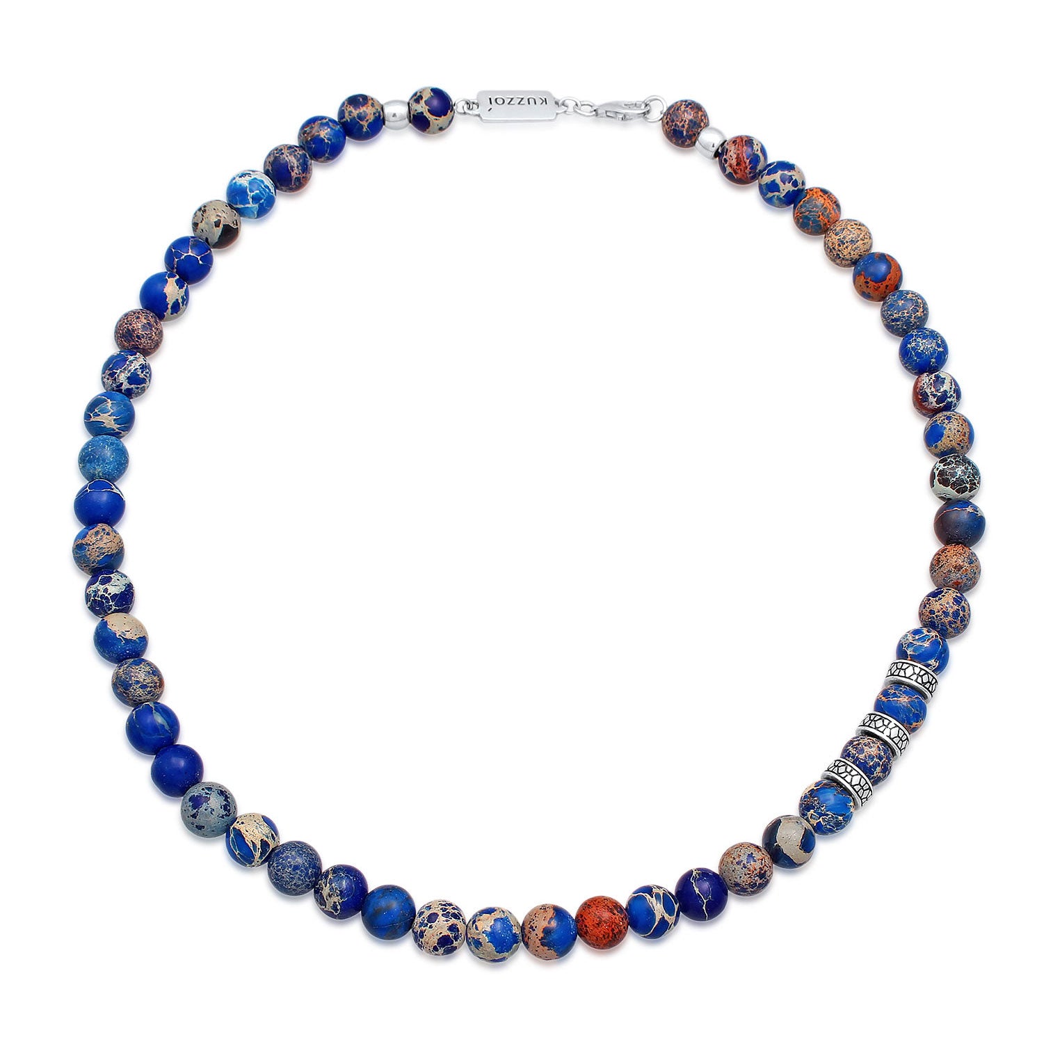 Kuzzoi Halskette Beads | Achat (Blau)