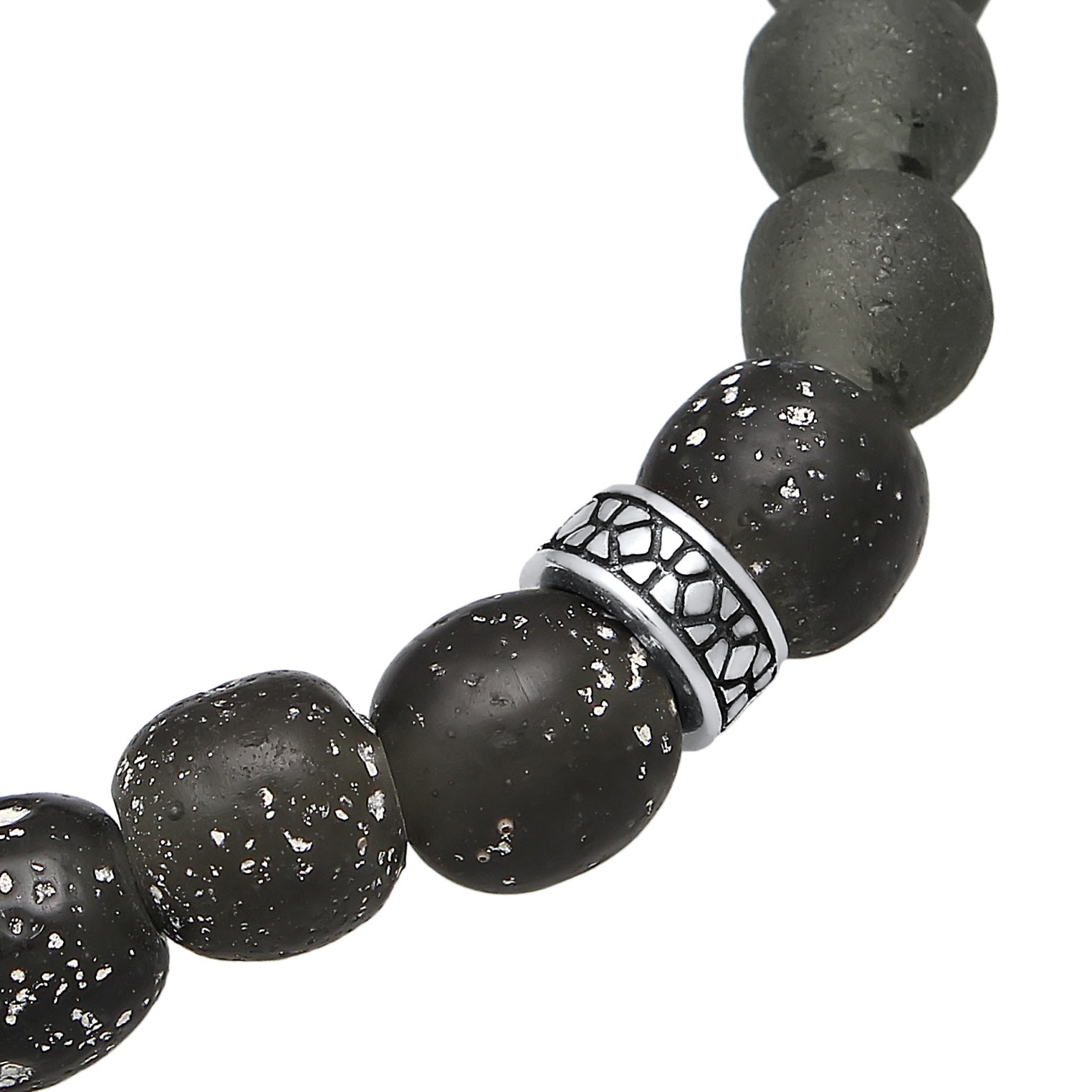 Schwarz - KUZZOI | Armbands Beads Vintage | 925er Sterling Silber