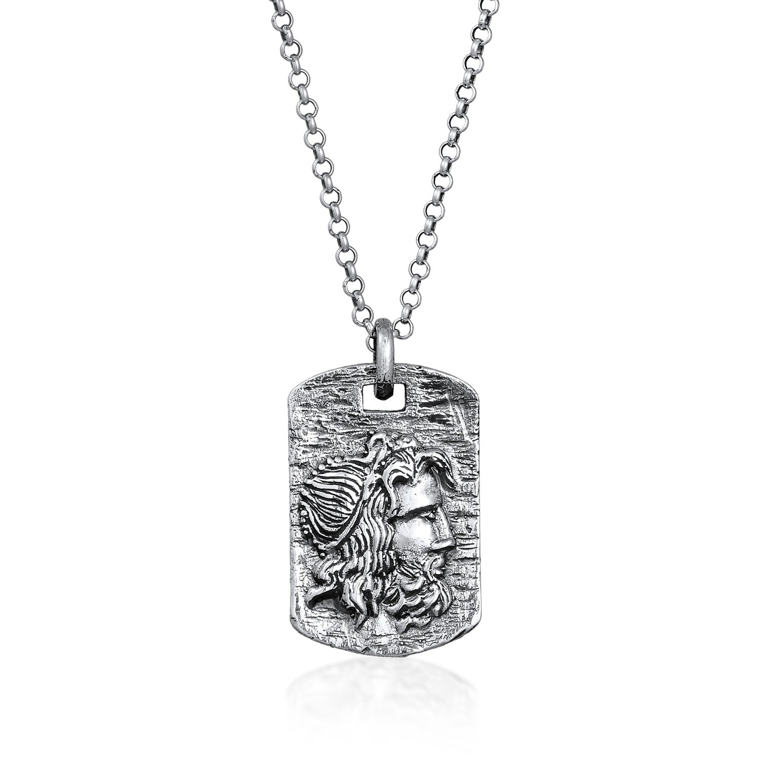 Silber - KUZZOI | Halskette Platta Military | 925er Sterling Silber