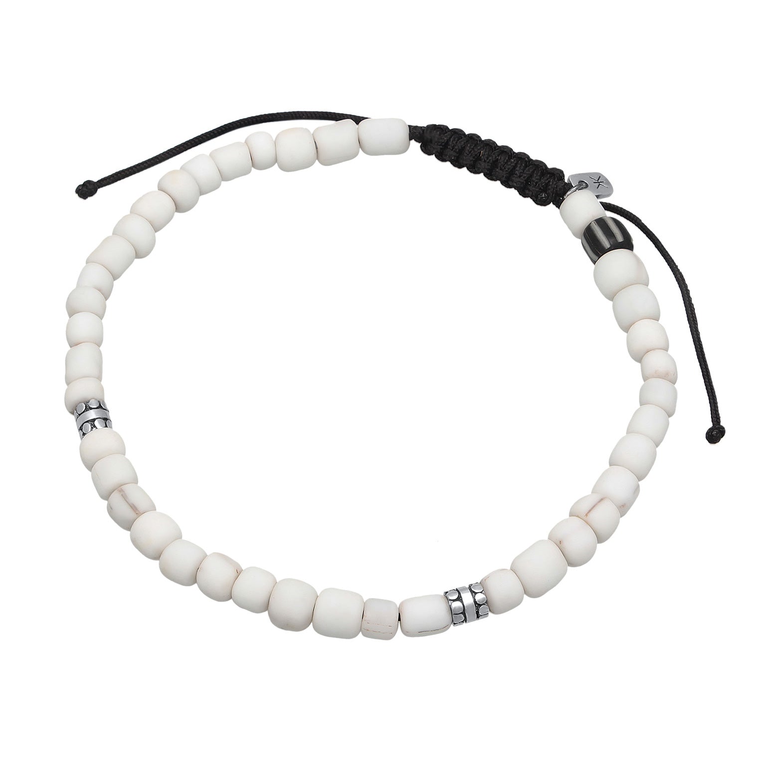 Silber - KUZZOI | Armband Beads | Heishi Perlen | 925er Sterling Silber