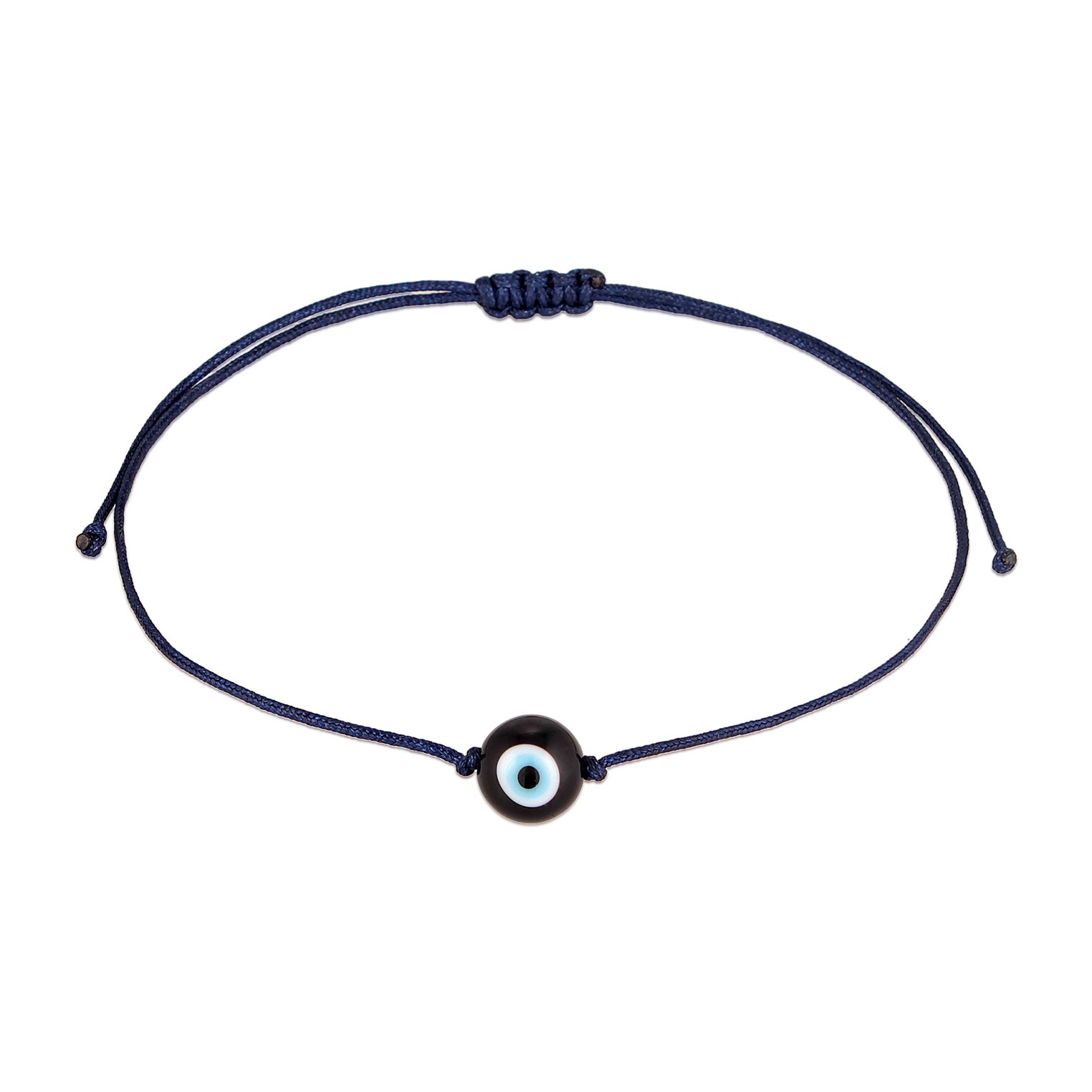 Kuzzoi Armband Evil Eye | Nylon (Blau)